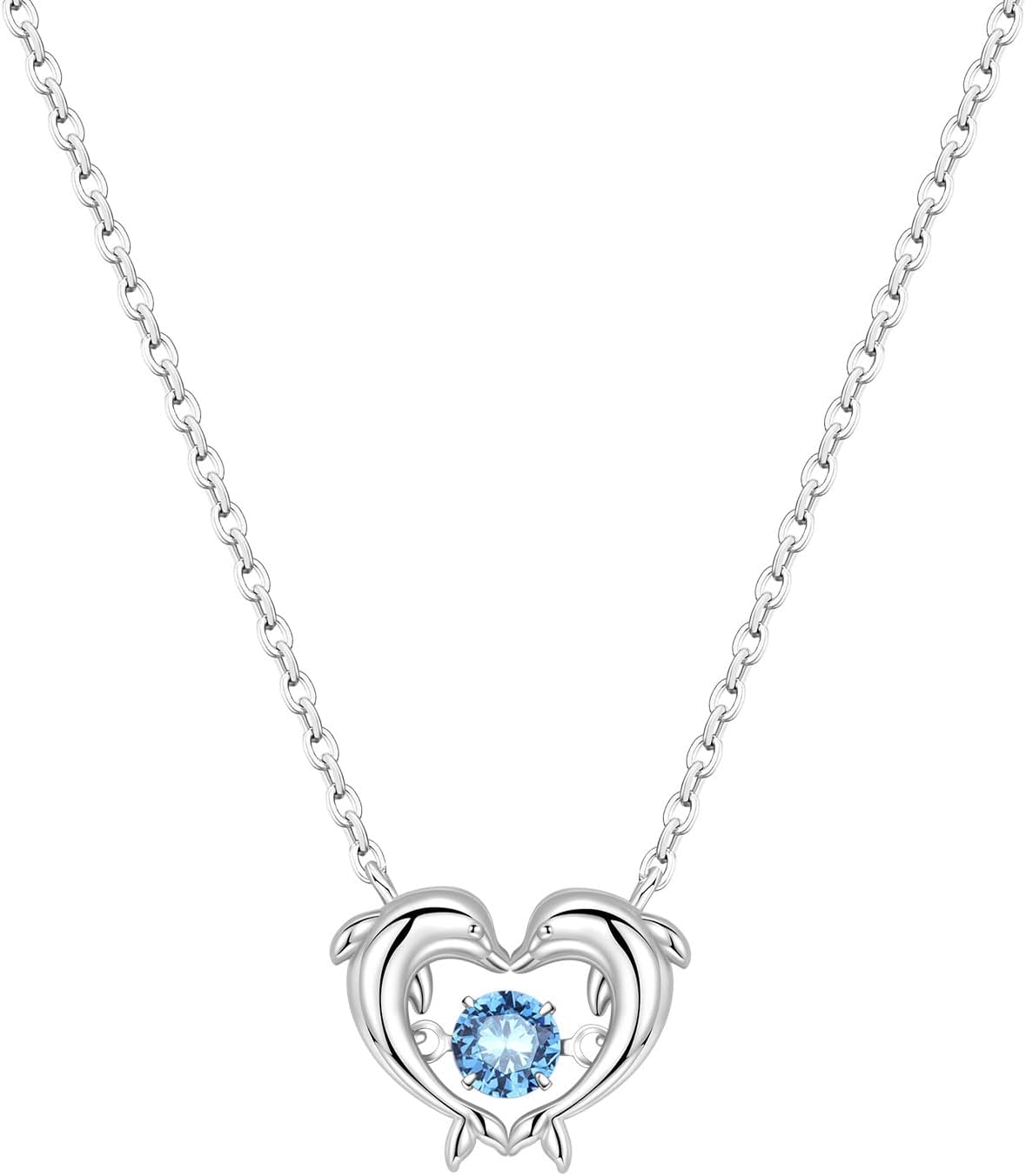 Thumbnail 6 de CYMYSS Silberkette mit Anhänger – 925er Sterling Silber, verstellbare Länge 40–45 cm