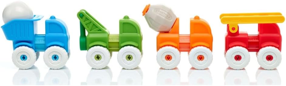 Detalle de SmartMax My First Vehicles Magnetic Play Set, 13 Pieces