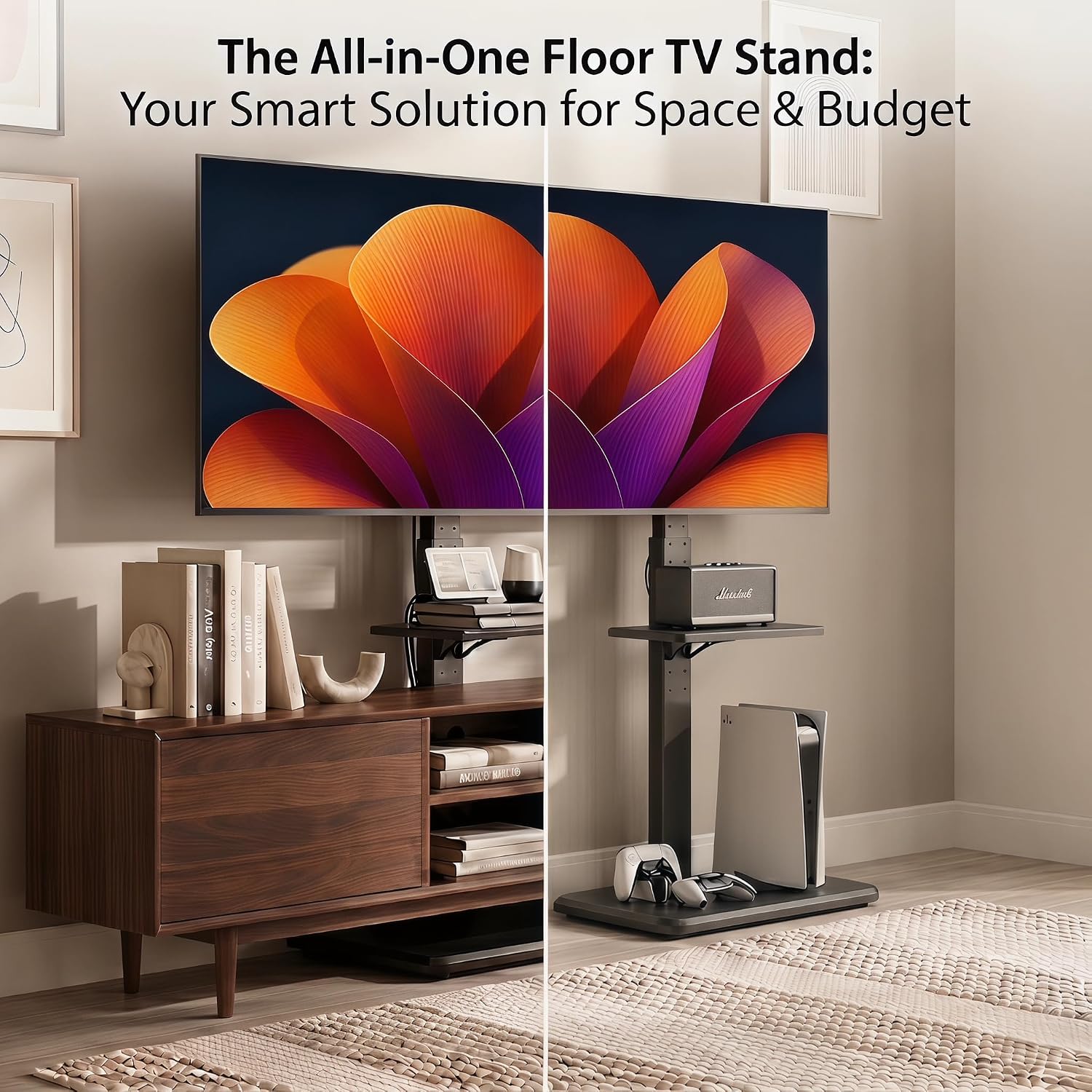 Thumbnail 6 de Perlegear PGFS06 Floor TV Stand 32-75 inch