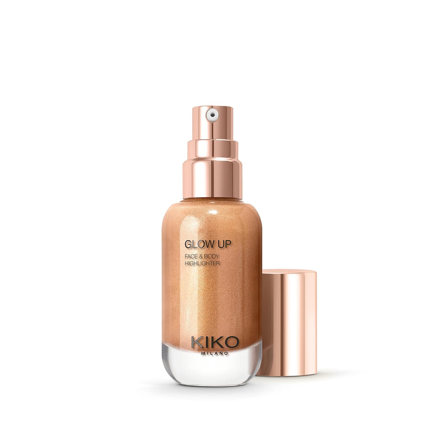 Thumbnail 6 de KIKO Milano Glow Up Face And Body Highlighter 01 – Flüssig-Highlighter mit Metallic-Finish, wasserbeständig, ohne Abfärben