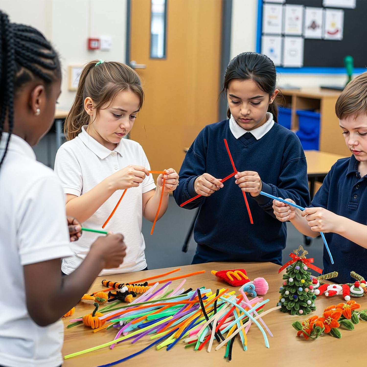 Thumbnail 5 de POIKSHARK 1500 PCS Pipe Cleaners 12 inch craft ✂️