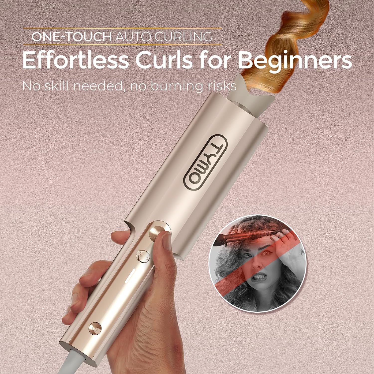 Detalle 2 de TYMO CurlPro Plus Hair Curler 32 mm 🎀