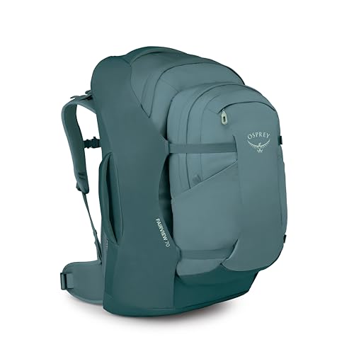 Detalle de Osprey Fairview Women's Travel Pack 70L — Cascade Blue-Torrent Blue
