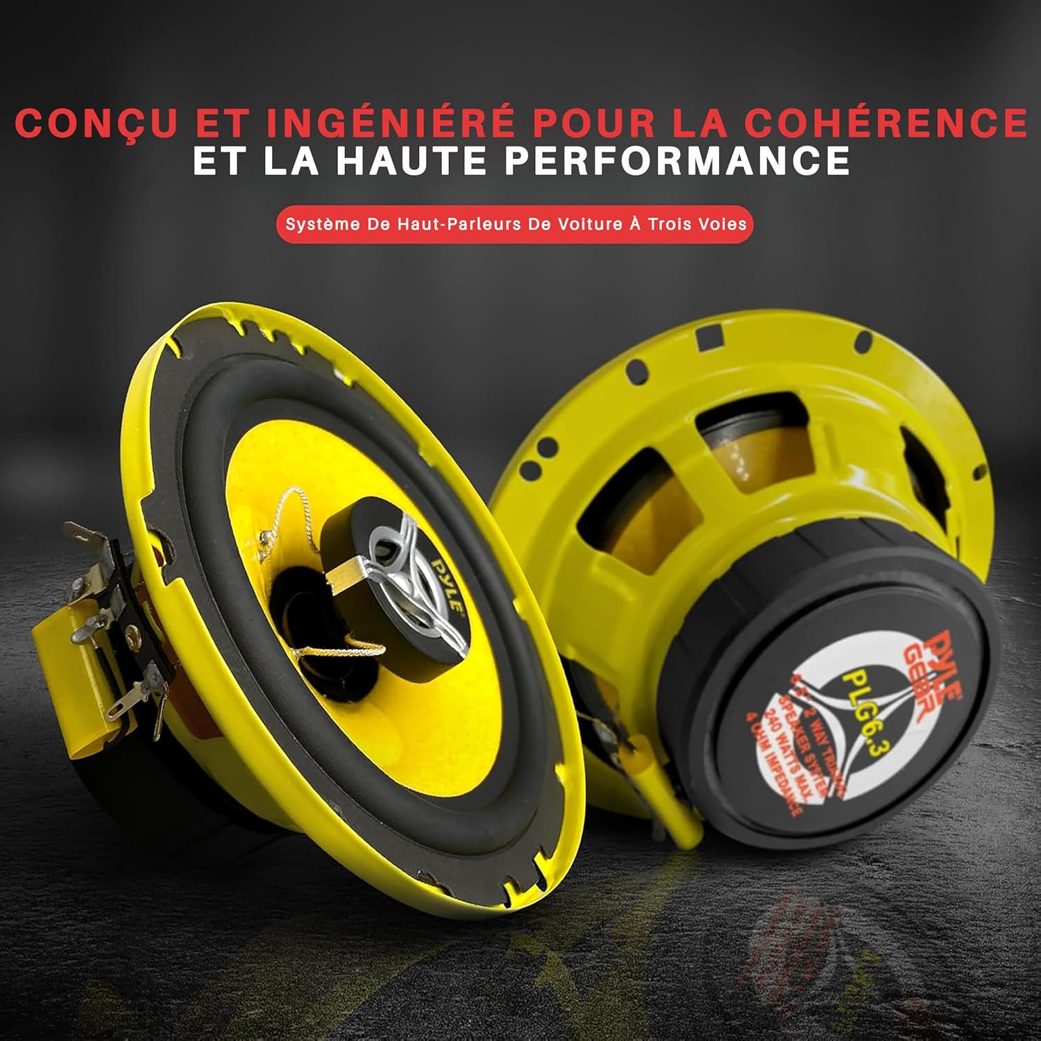 Thumbnail 4 de Pyle 3 Voies 16,5 cm coaxial 280W