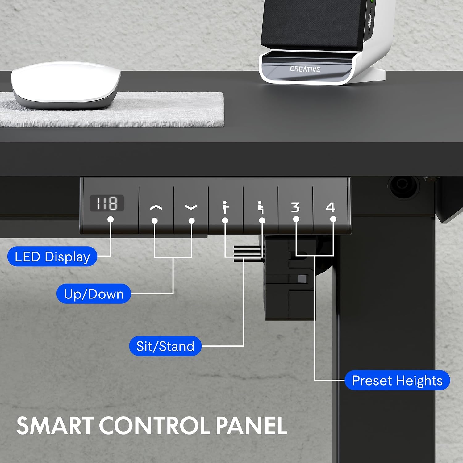 Thumbnail 2 de FlexiSpot Bureau Assis Debout 140x60cm