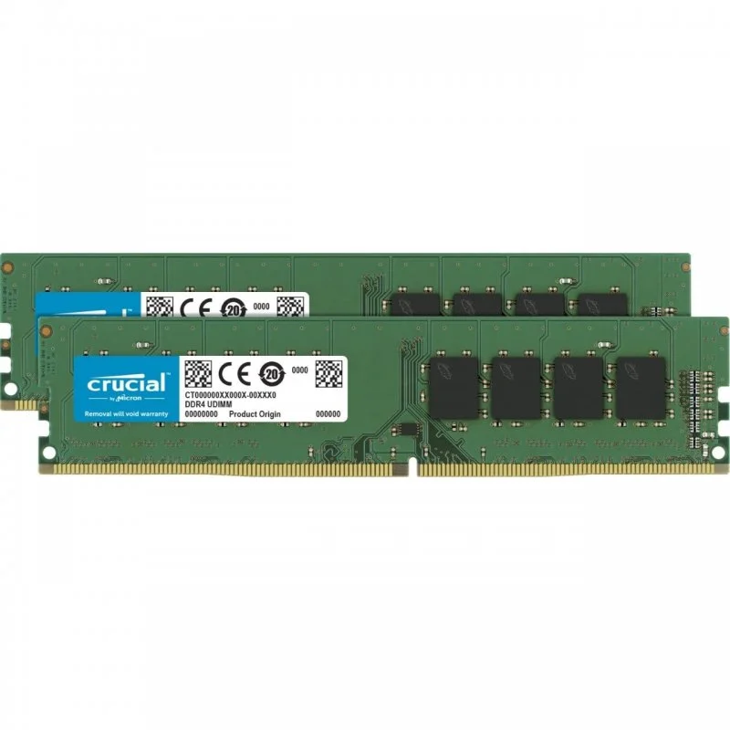 Detalle de Crucial DDR4 32 GB (2x16 GB) 3200 MHz 🖥