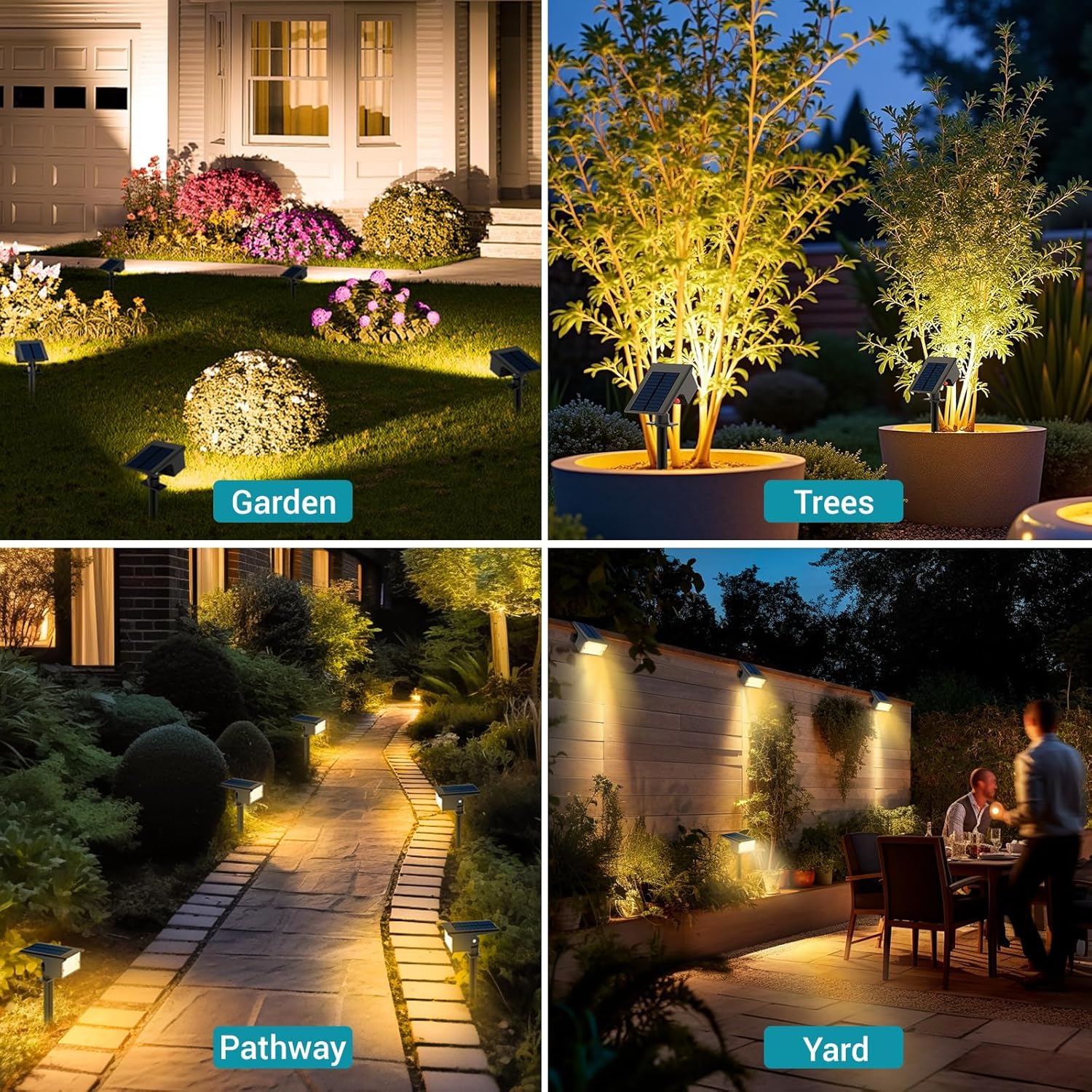 Thumbnail 4 de kolpop Luces Solares Exterior Jardin 6 Piezas