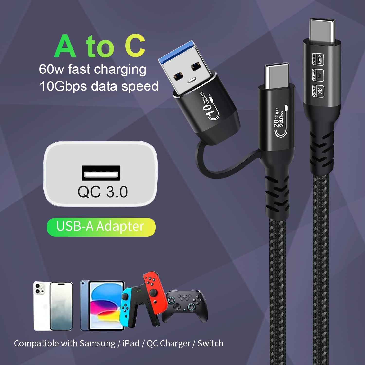 Thumbnail 6 de USB C Kabel 20 Gbps đ