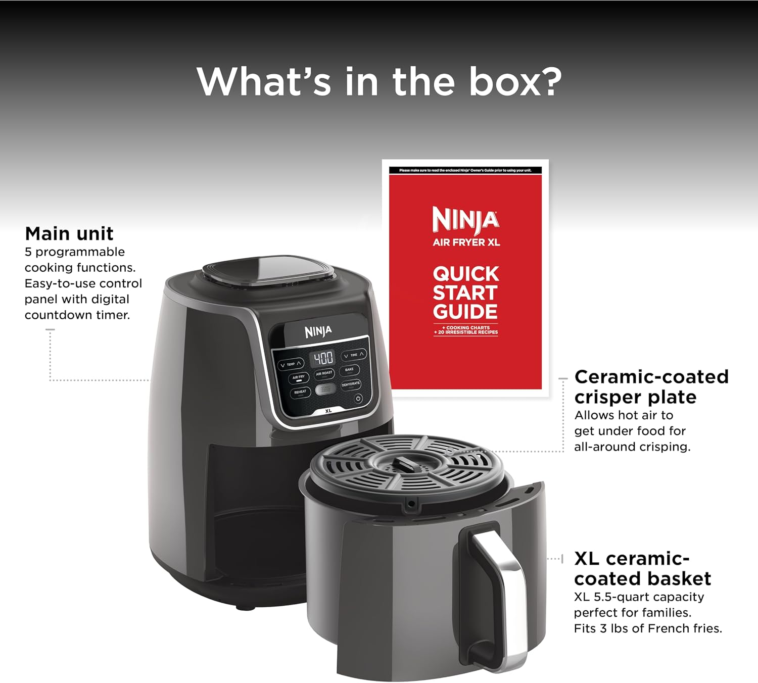 Thumbnail 5 de Ninja Air Fryer XL 5.5 qt