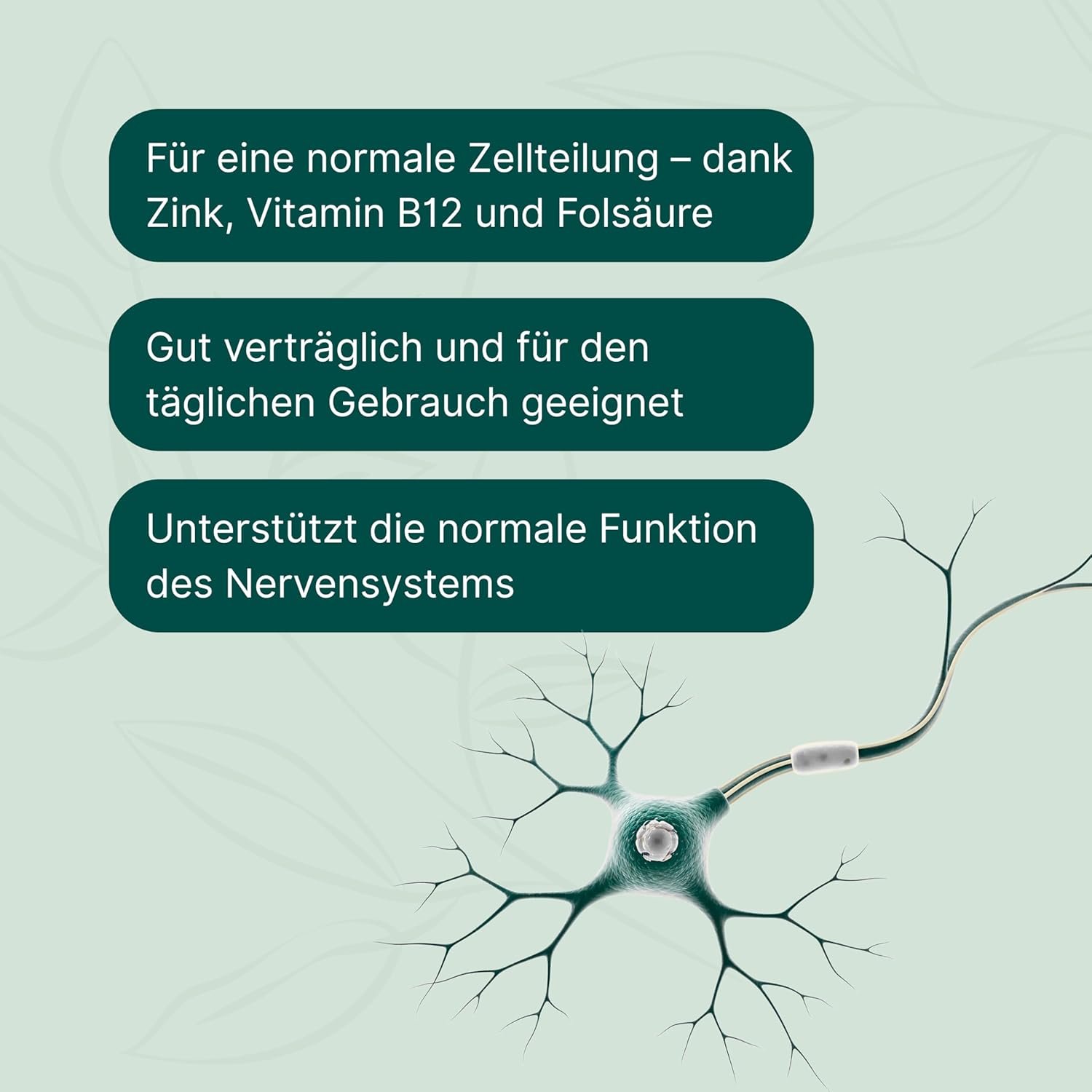 Thumbnail 1 de ESSENZ Neurosense+ 60 Kapseln – Unterstützung für normale Zell- und Nervenfunktion