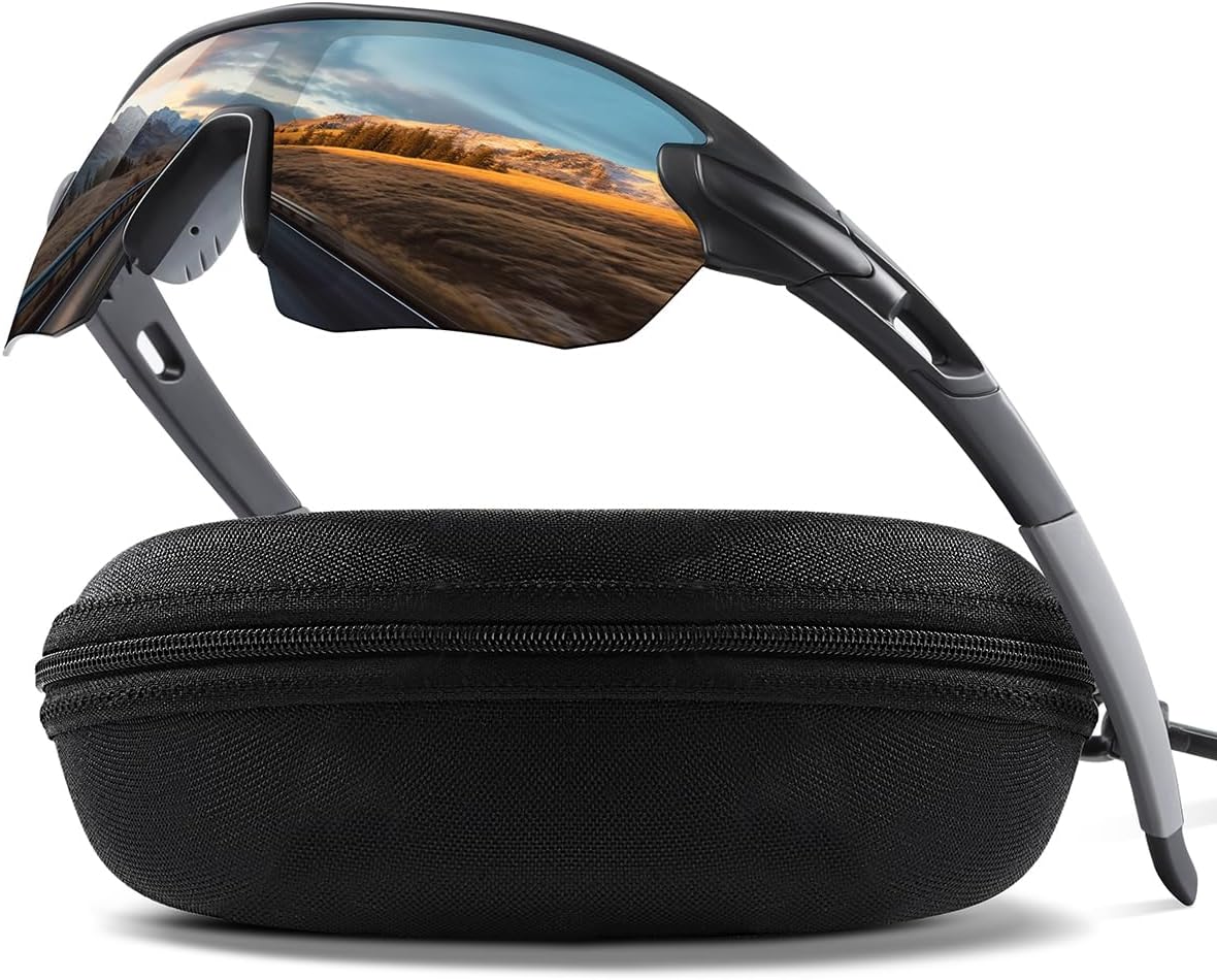 Detalle de Polarised Cycling Glasses Sports Sunglasses for Men & Women (Wrap-Around Bike / MTB / Ski / Racing)