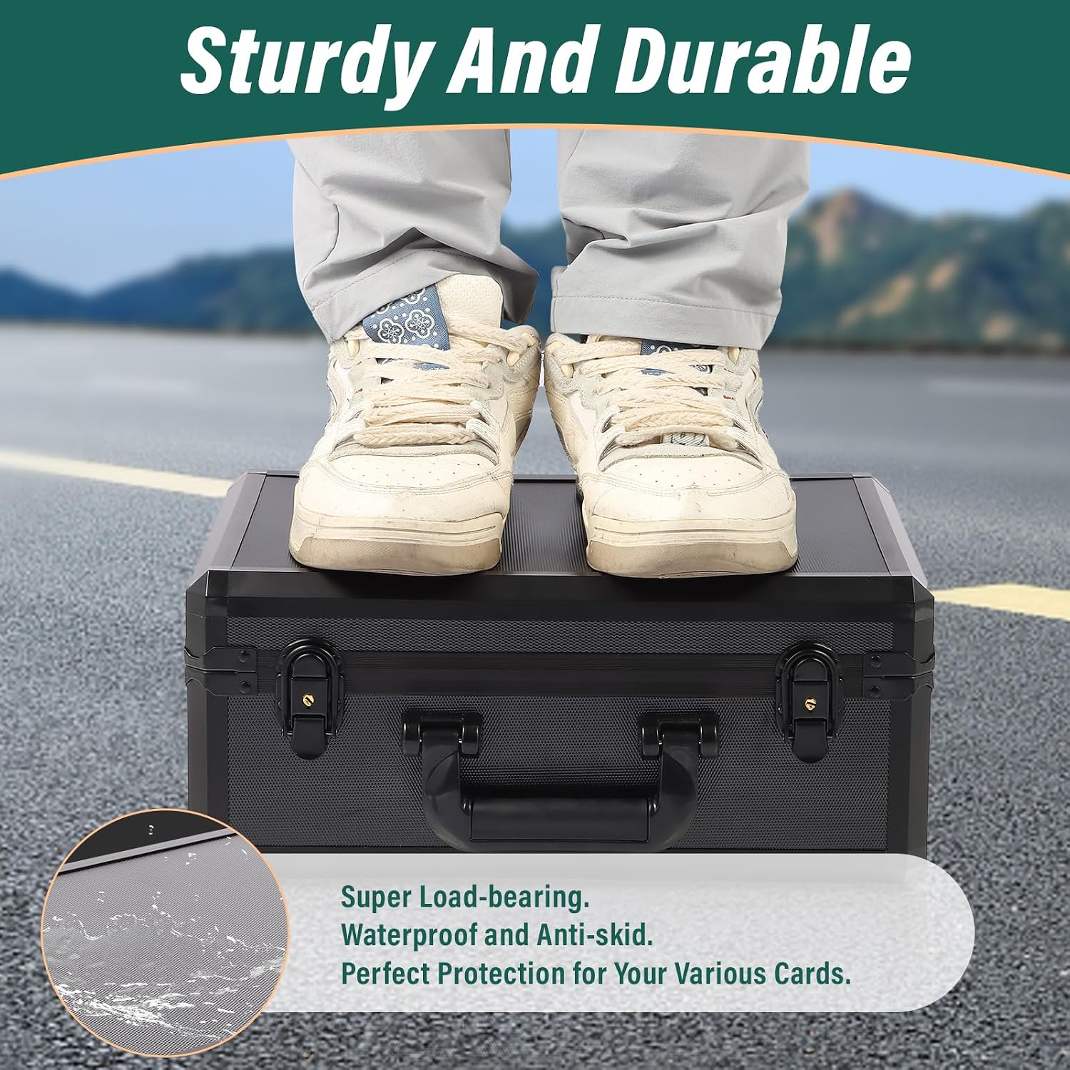 Thumbnail 6 de EcoVibe Trading Card Storage Box for 3" x 4" 35pt Toploaders (600+)