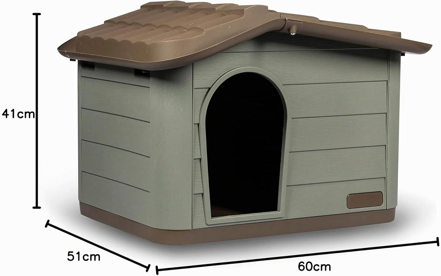 Detalle de MP Bergamo Niche Princess Mini eco Vert — Parois démontables et finition bois