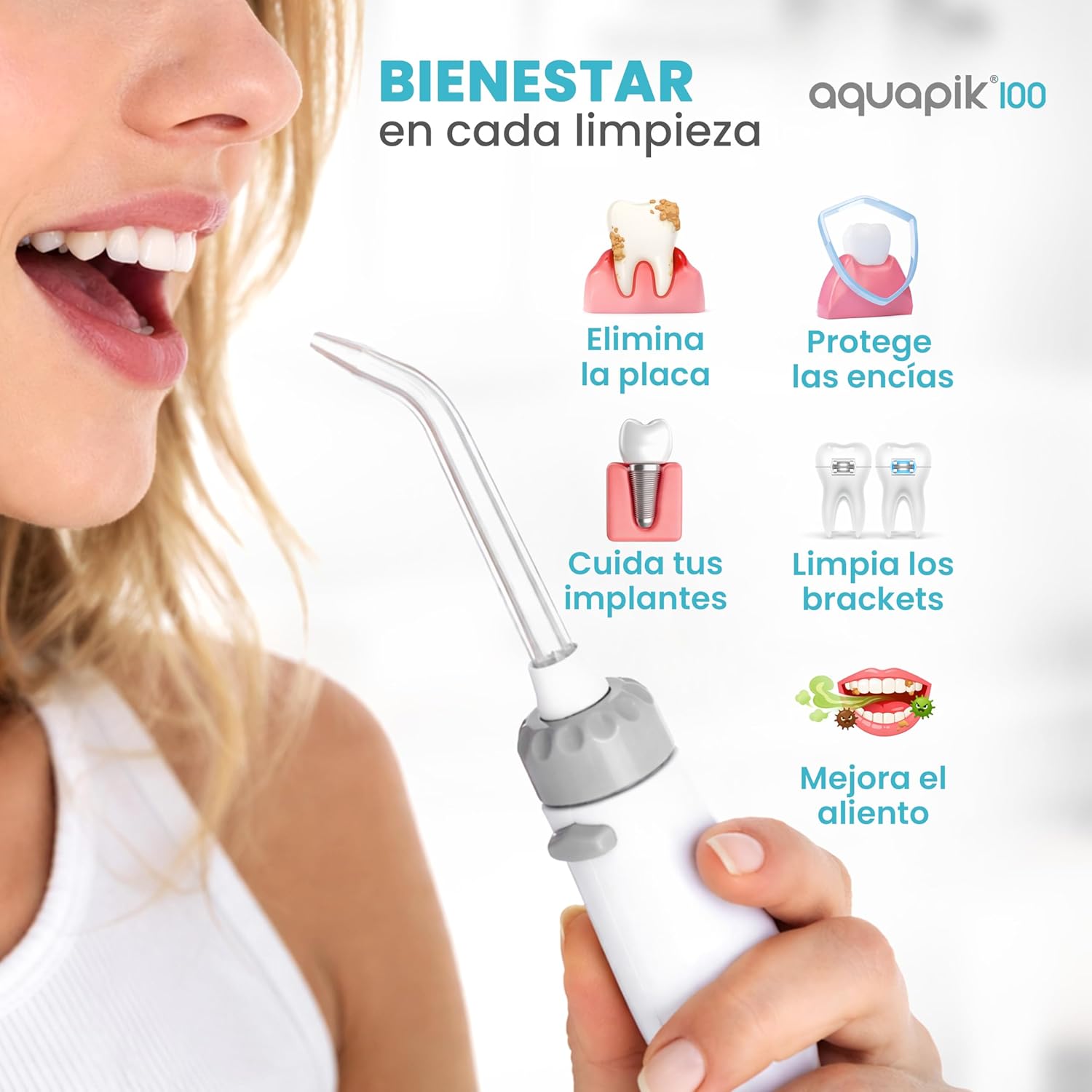 Thumbnail 3 de Boston Tech Aquapik100 600 ml irrigador dental 🌊