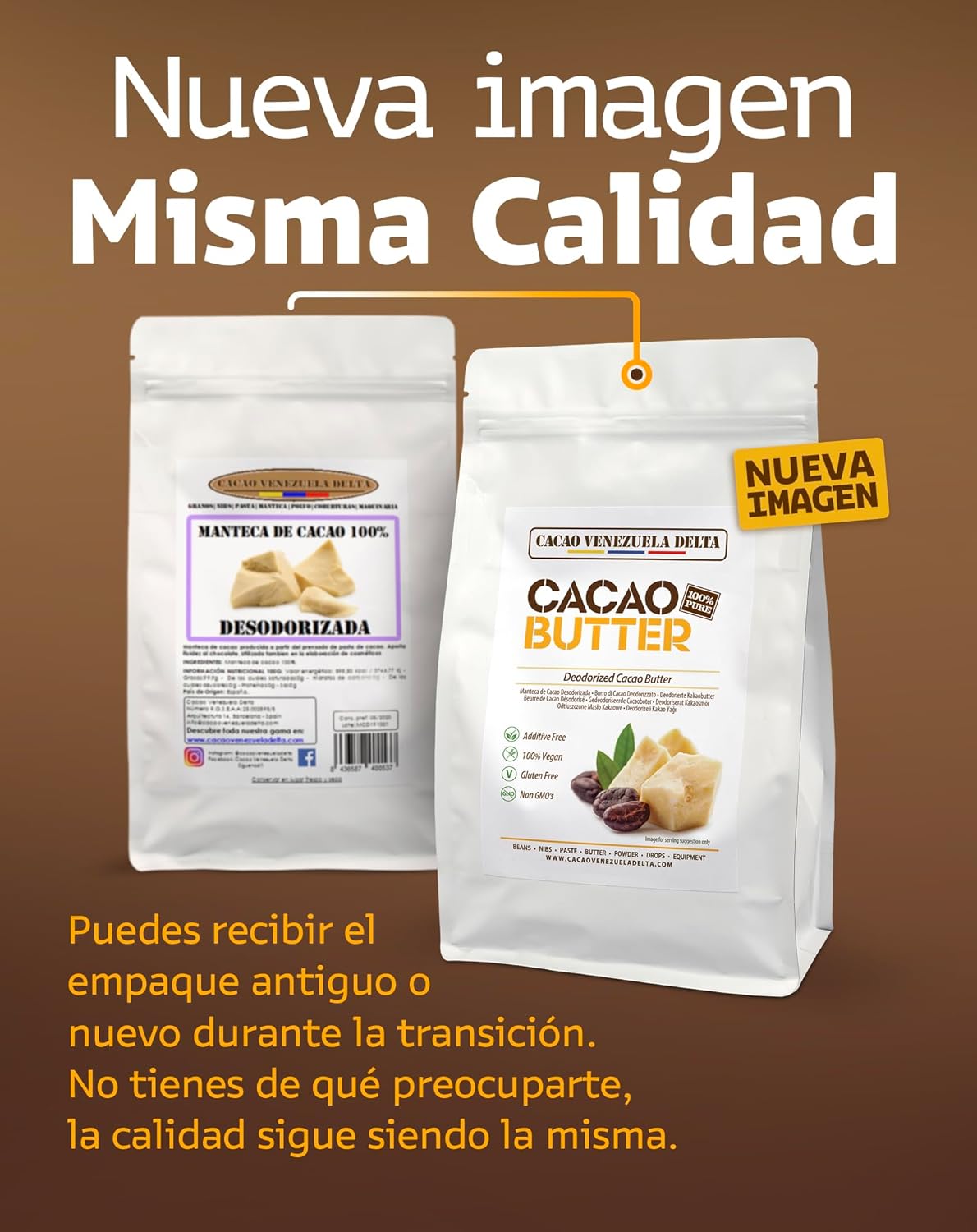 Thumbnail 5 de Manteca de Cacao 100% Bolsa 1kg