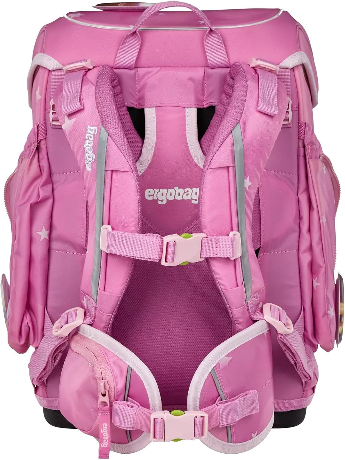 Thumbnail 3 de ergobag Schulranzen-Set WolkenzauBär Pink – ergonomisch, gut organisiert und individuell gestaltbar
