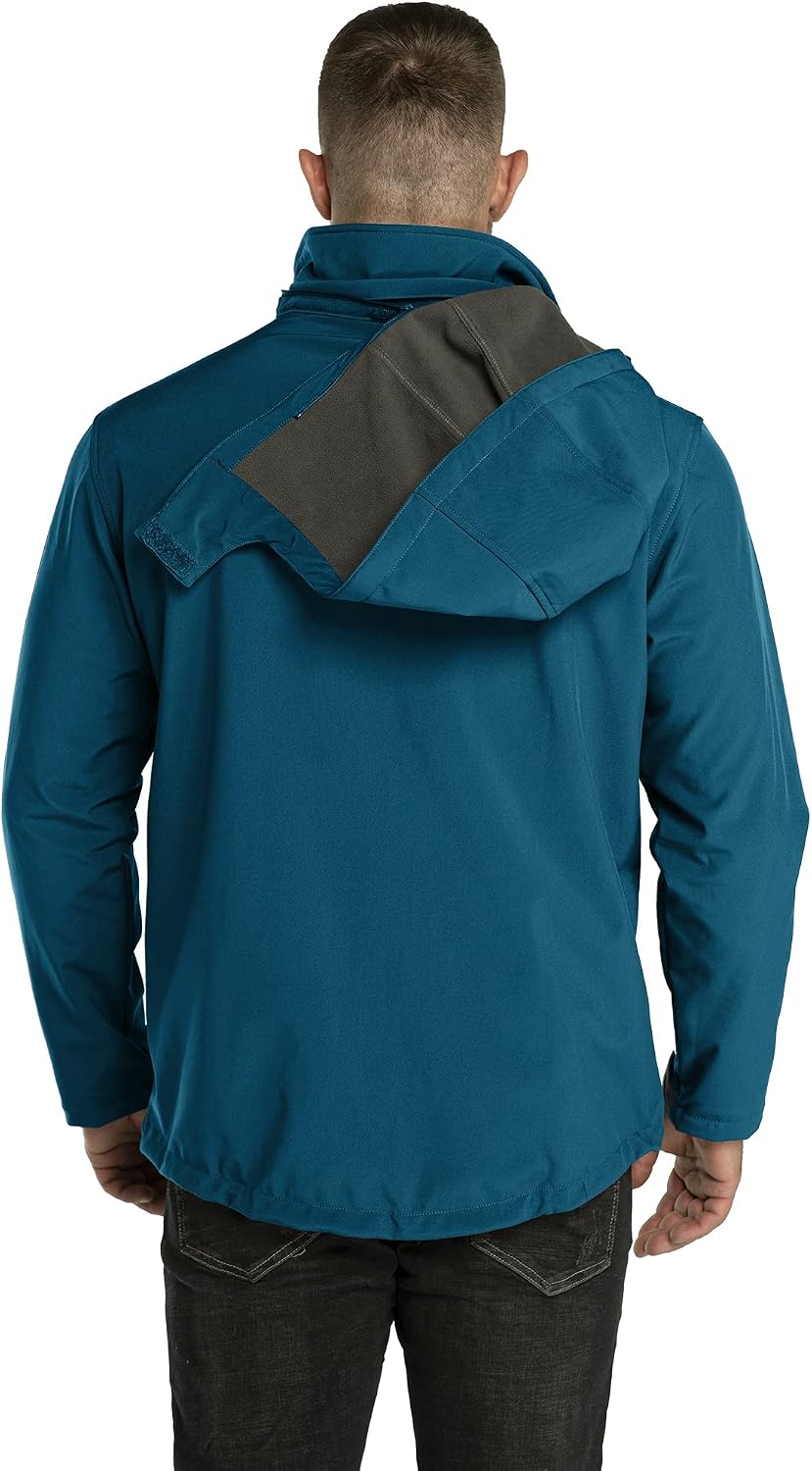 Detalle 2 de 33,000ft Softshelljacke Herren – wasserdicht, winddicht, mit Fleece-Futter für Winter & Outdoor