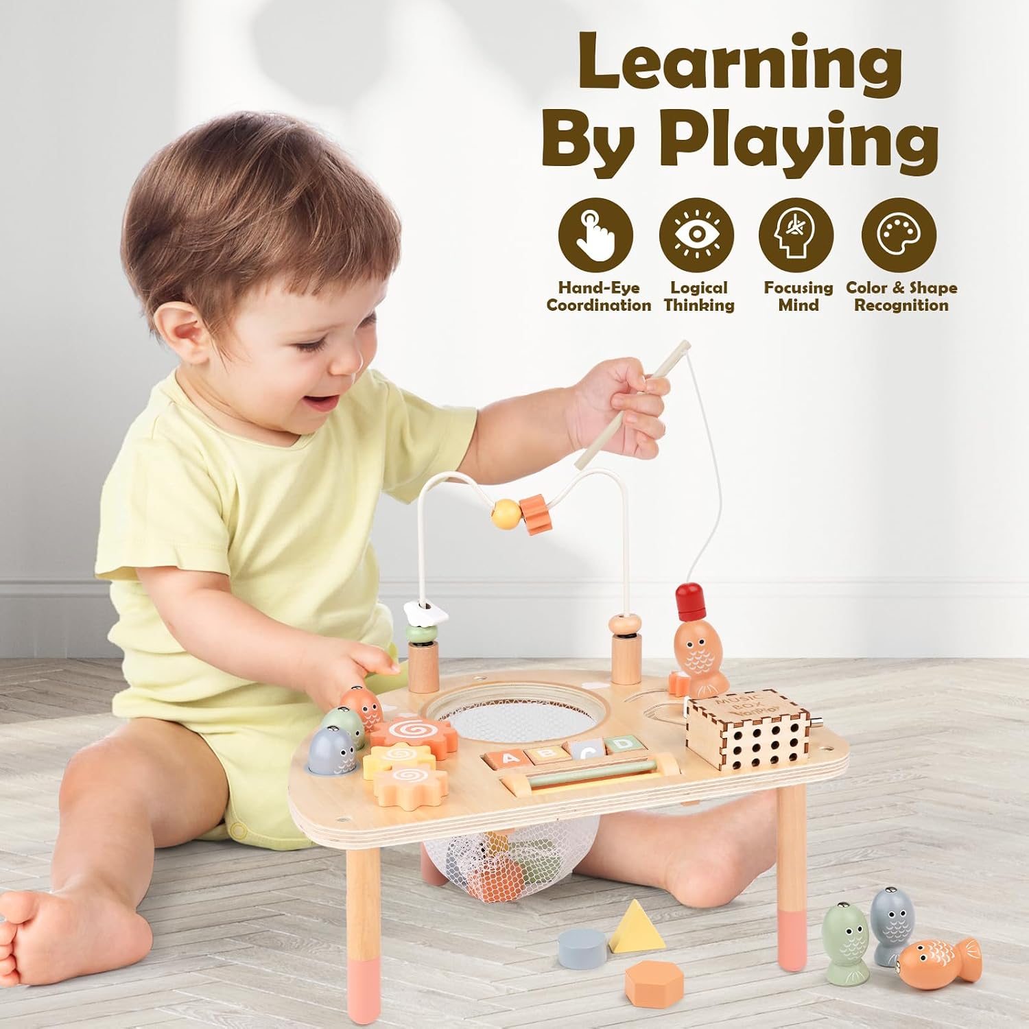 Thumbnail 2 de Activity Table for 1 Year Old 8-in-1