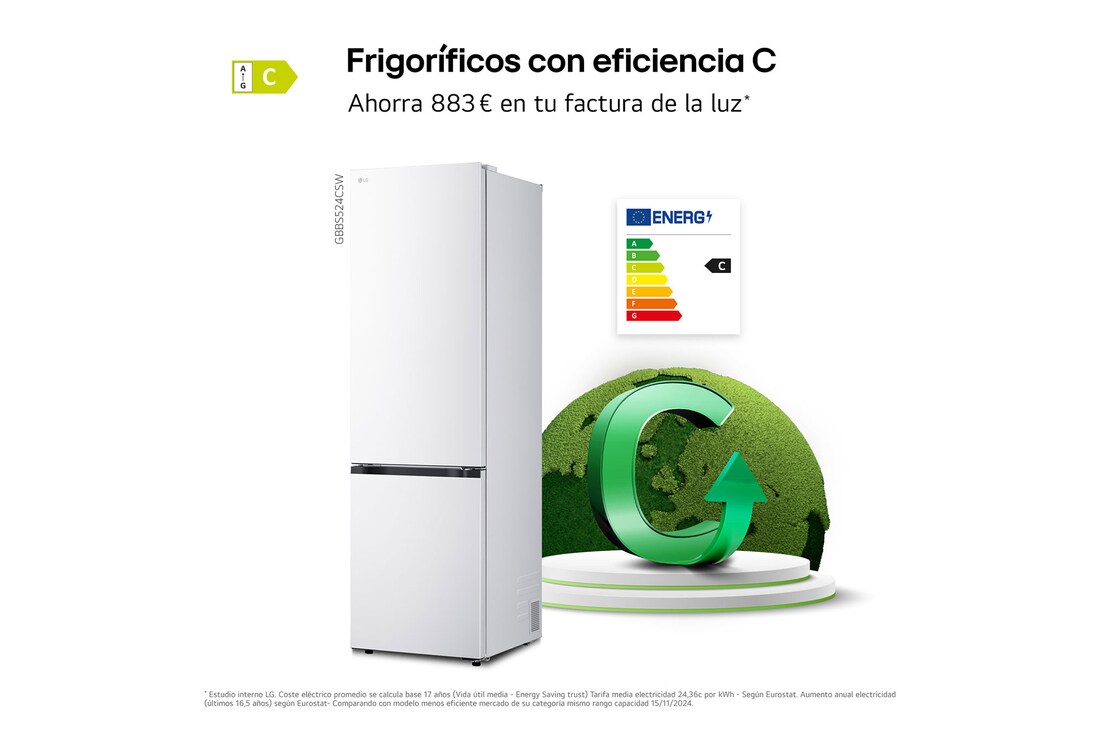 Thumbnail 4 de LG Outlet Frigorífico 375 L DoorCooling+