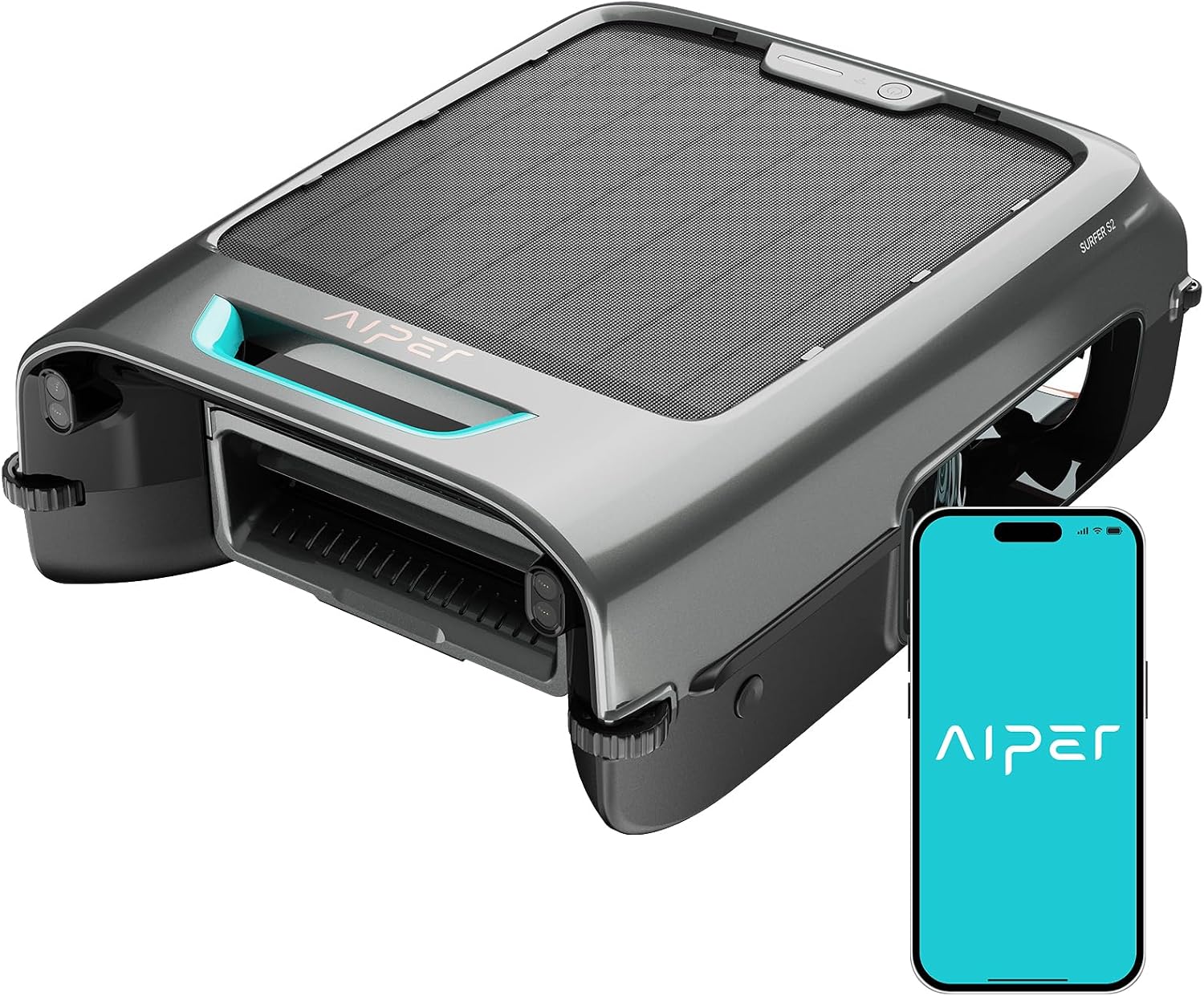 Detalle de AIPER EcoSurfer S2: Solarer Pool-Skimmer-Roboter mit App-Steuerung