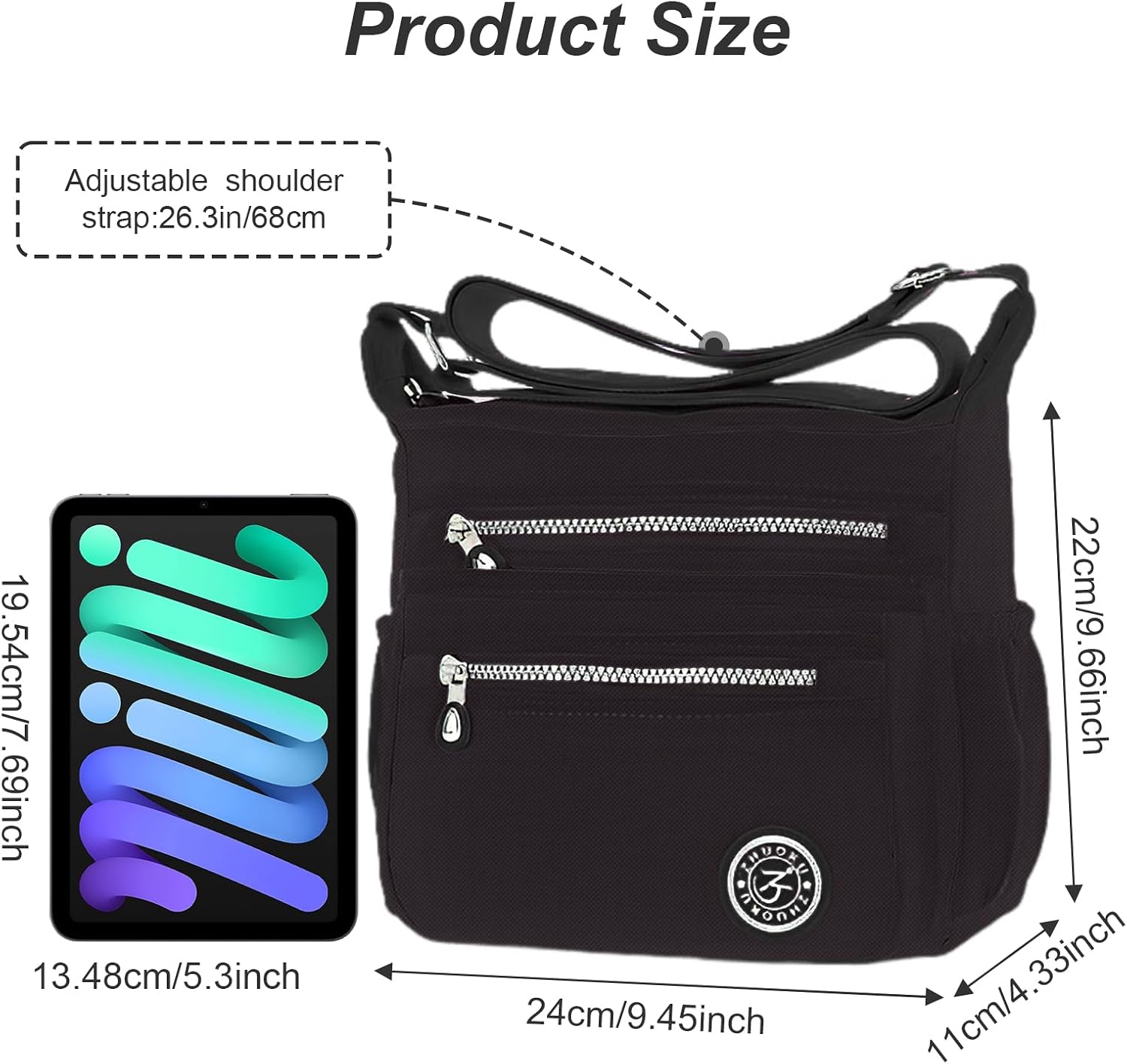 Thumbnail 3 de ModaZeal Nylon Crossbody Bags for Women