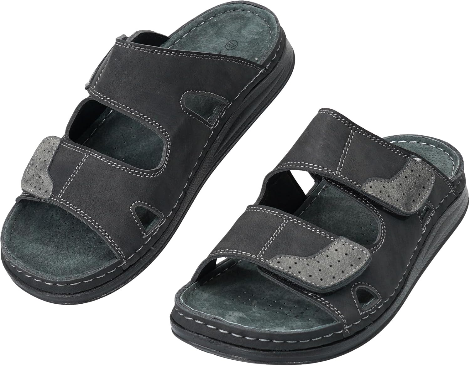 Thumbnail 6 de JOMIX Sandali Uomo in Pelle con Strappo Regolabile MOX260379