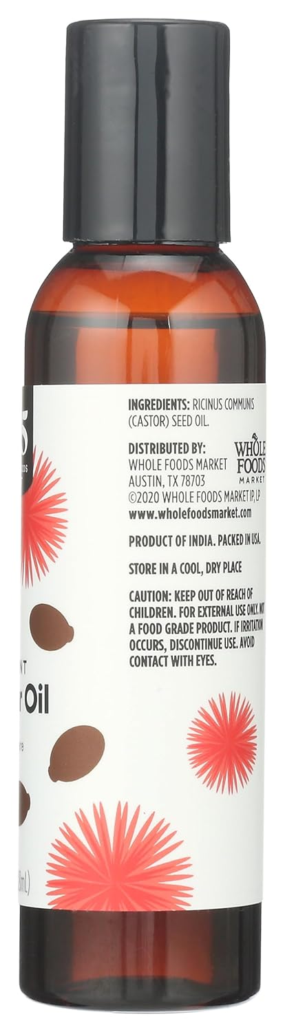 Thumbnail 4 de 365 by Whole Foods Market Pure Castor Oil (4 fl oz) for Skin & Hair Care