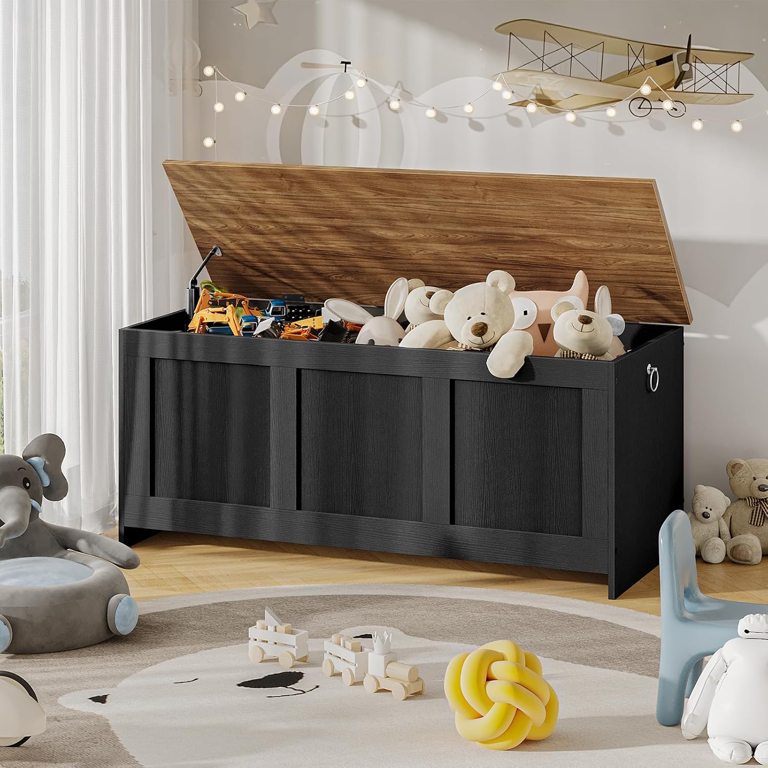 Detalle 2 de HOOBRO Storage Bench 39.3-inch