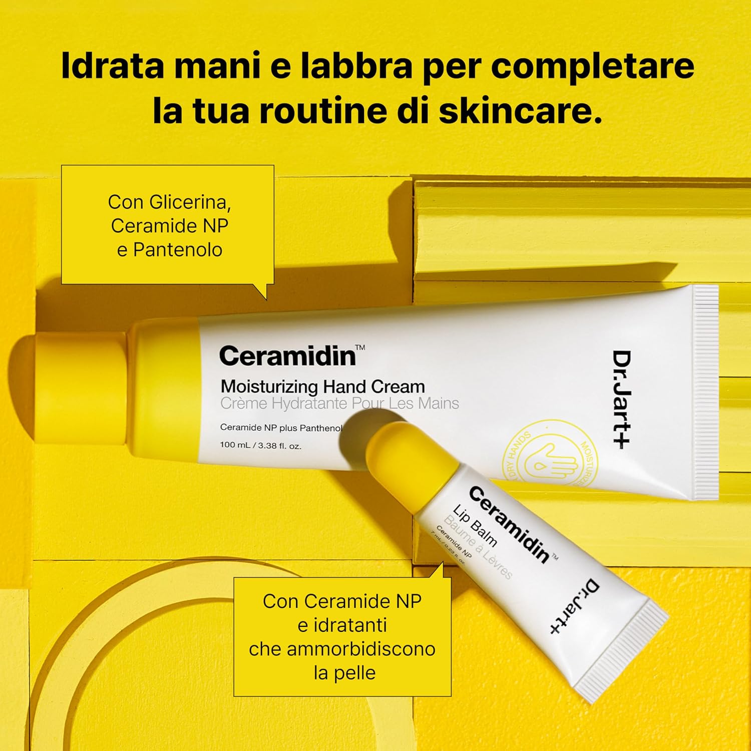 Detalle 1 de Dr.Jart+ Ceramidin Crema per Mani Secche con Ceramidi e Pantenolo – 100 ml