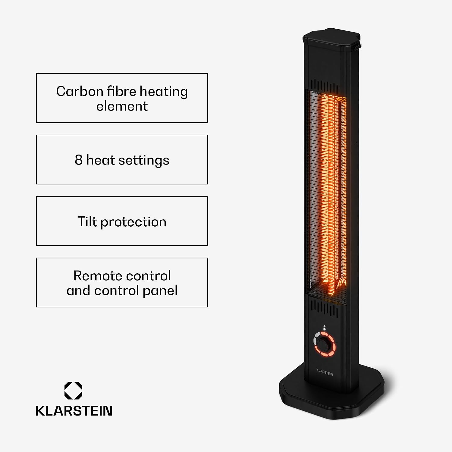 Thumbnail 1 de Klarstein Klrst-DualisHeat2000W infraroodverwarming, 2000 W, 8 standen