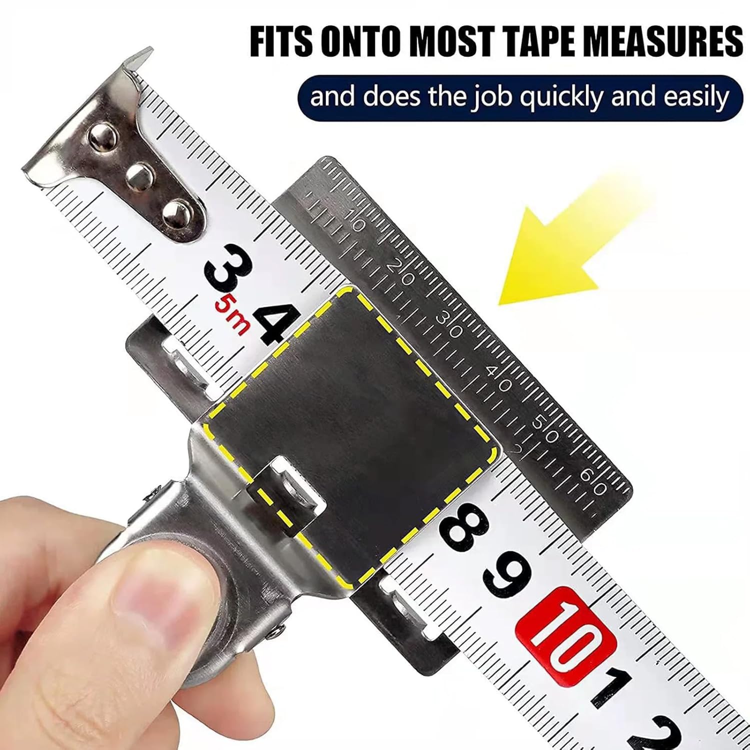 Detalle 2 de KinetiCore 5.0 Universal Measuring Tape Clip – Precision Stabilizer for Accurate Readings