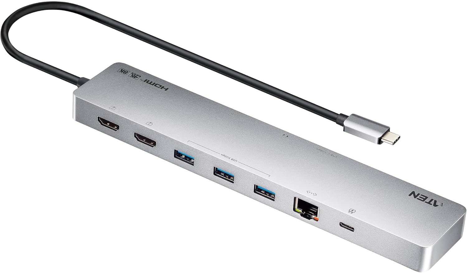 Detalle de USB to RS-232 Adapter UC232A ATEN (35cm) – versatile serial USB dongle for Windows, Mac and Linux
