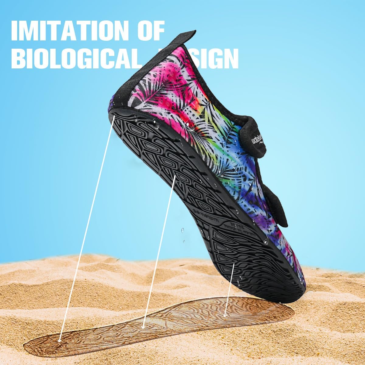 Thumbnail 2 de WateLves Water Shoes: Barefoot-Style Beach and Pool Footwear for Men and Women