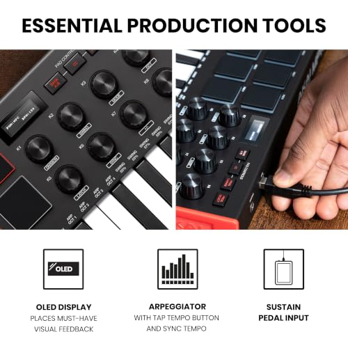 Thumbnail 4 de Akai MPK Mini MK3 25-Key USB MIDI Keyboard Controller