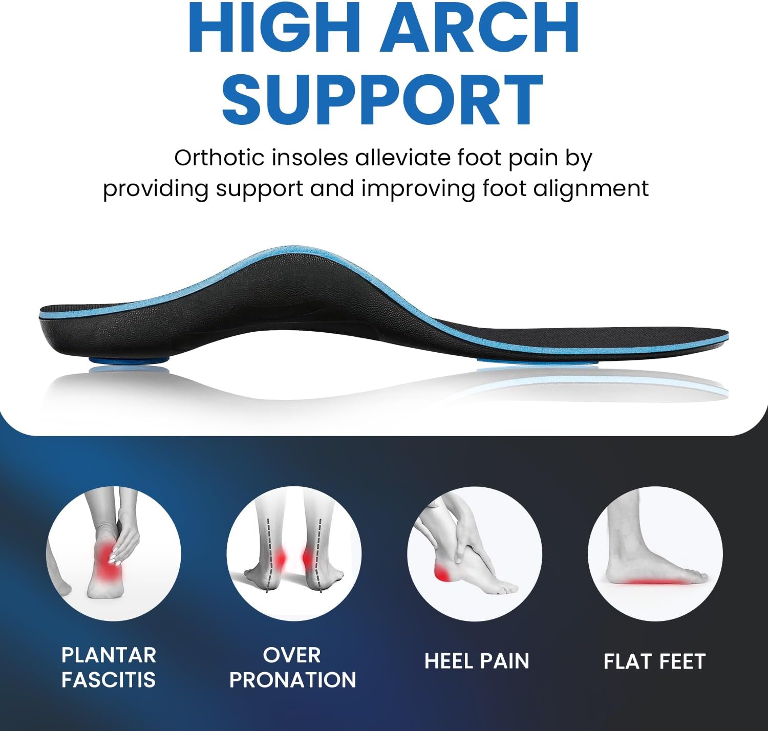 Thumbnail 2 de PCSsole orthotic insoles 3.5cm high arch
