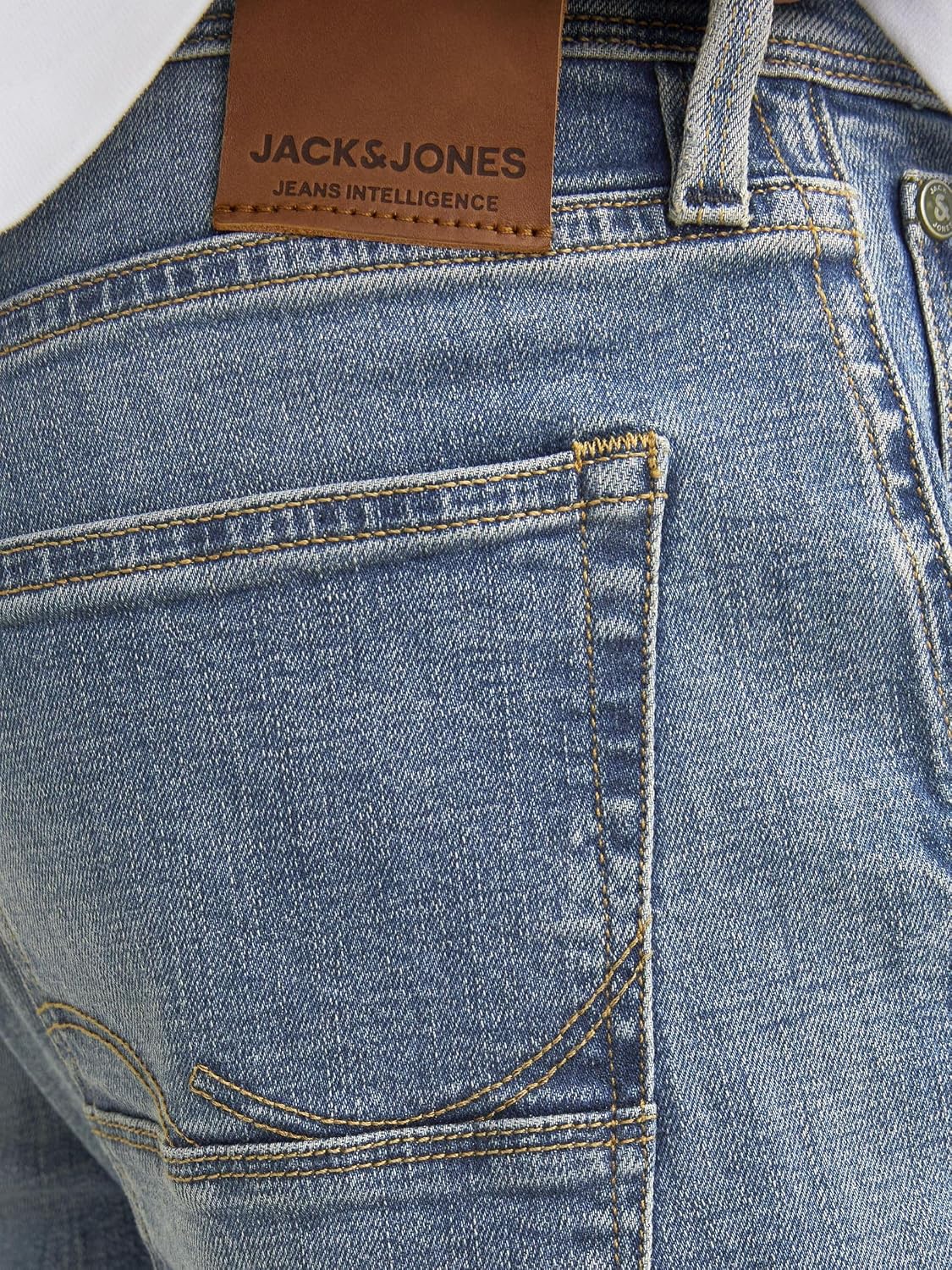 Thumbnail 6 de Jack & Jones Jjimike Jjfox CB 080 – Jeans bleu denim pour hommes, 30W x 32L