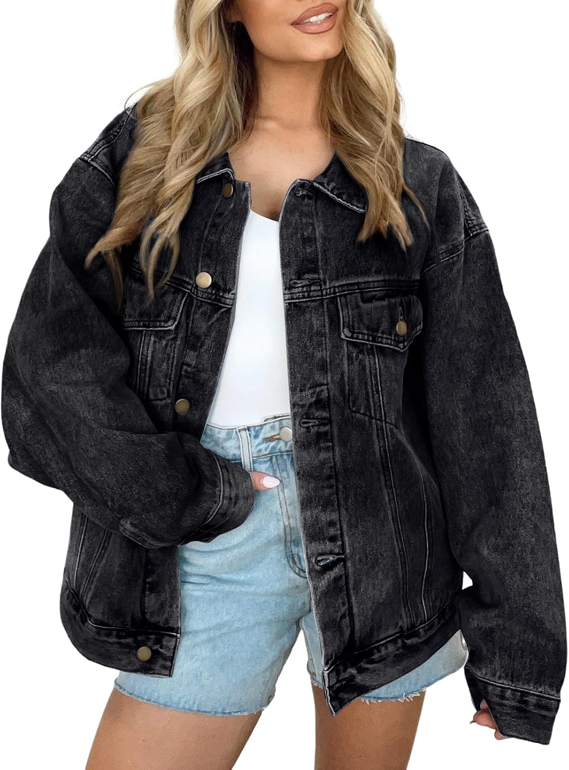 Thumbnail 6 de AUTOMET Oversized Jeans Jacket 1 Emoji