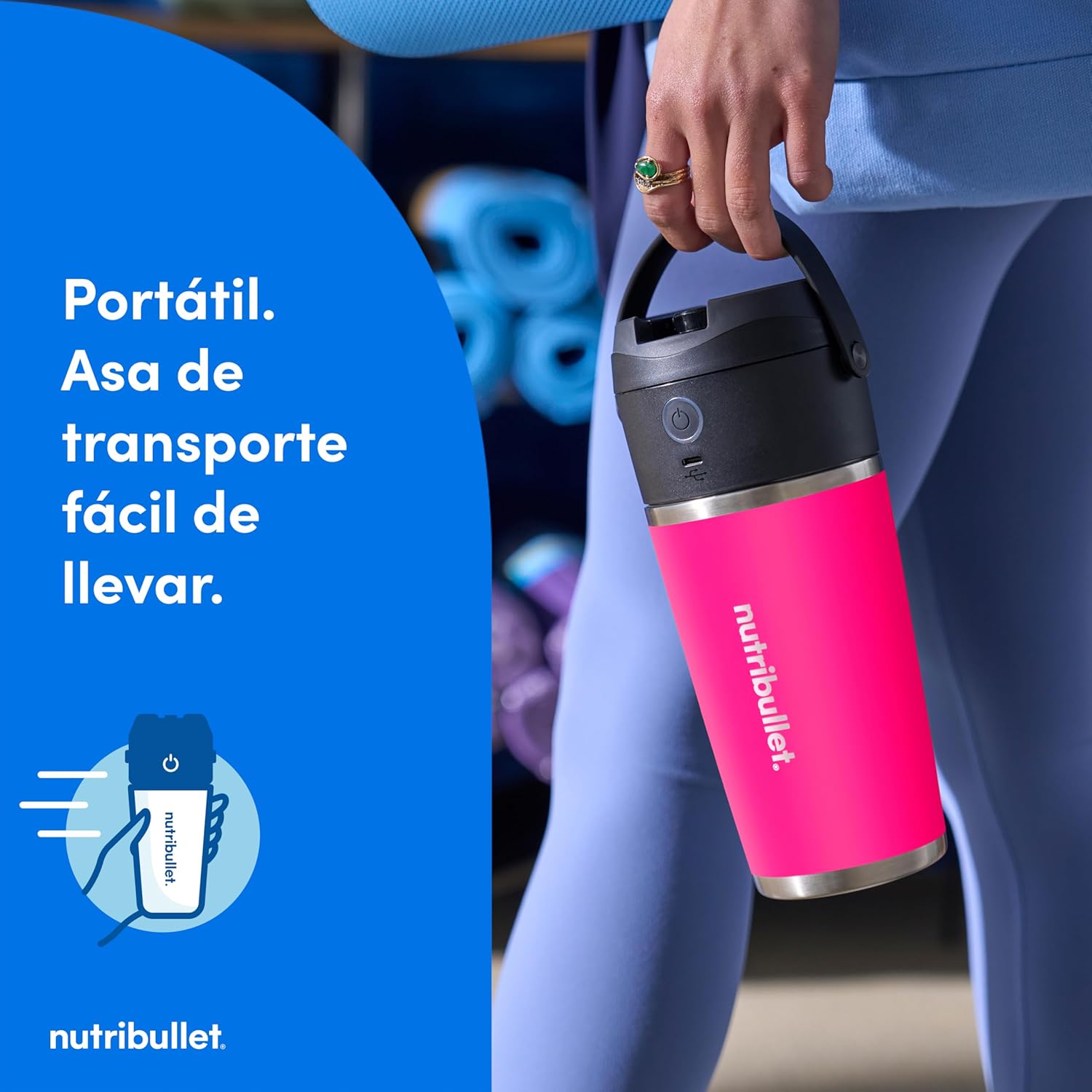 Thumbnail 4 de nutribullet Flip NBP016MA Batidora portátil 590 ml