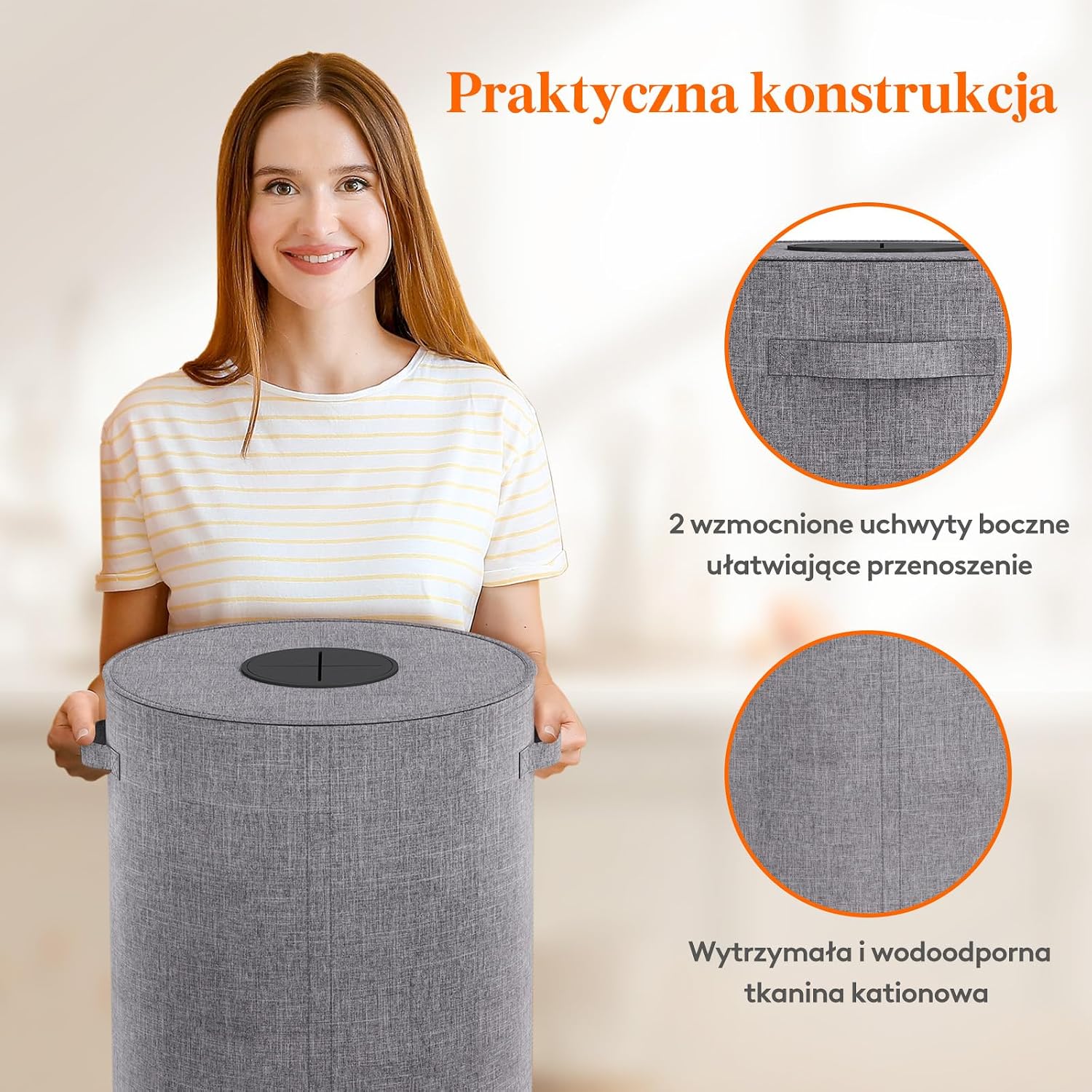 Thumbnail 6 de Lifewit LH24232.02FG.V1.M01 – okrągły kosz 100 l z pokrywą i workiem