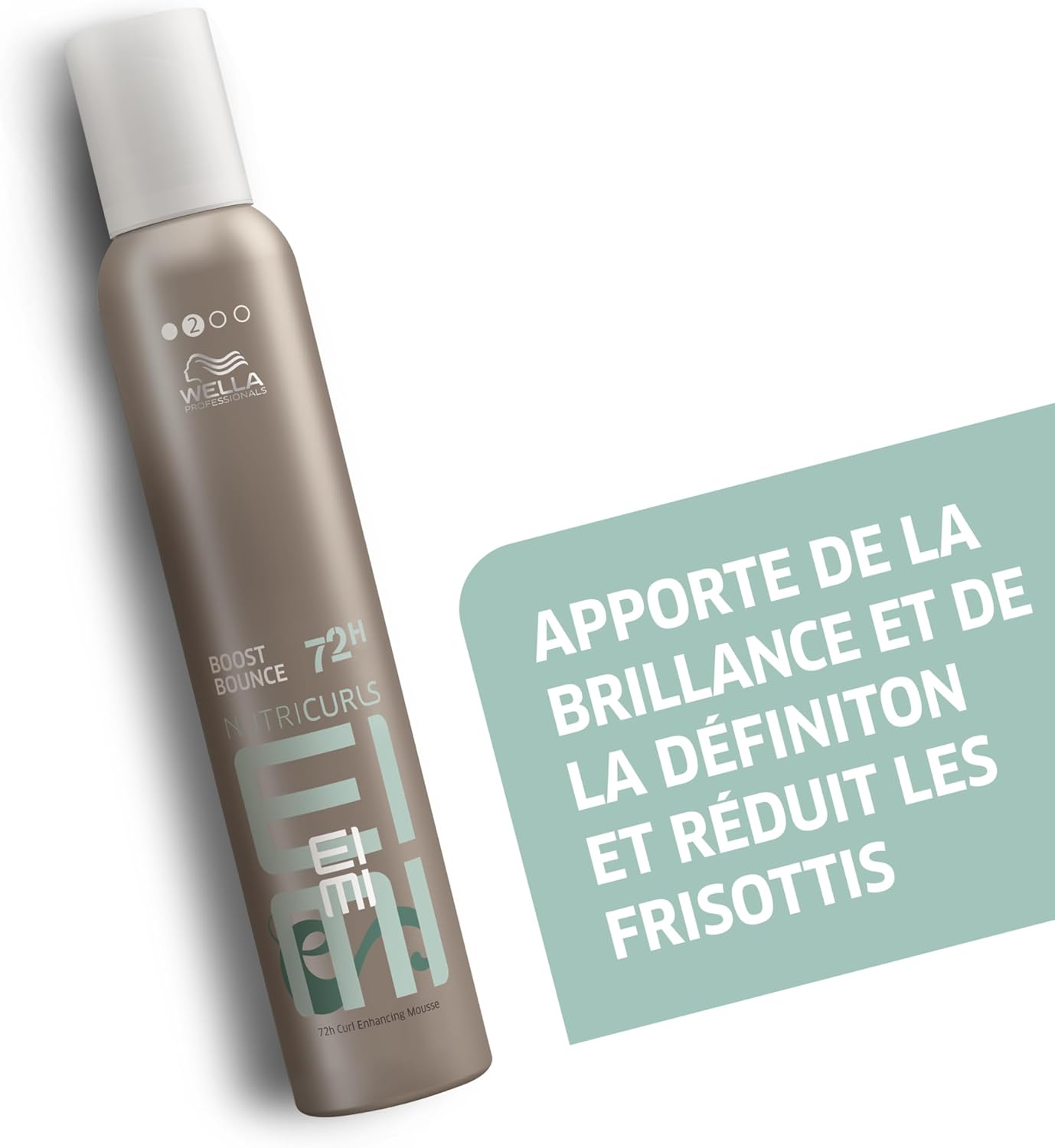 Thumbnail 2 de Wella EIMI Professionals Nutricurls Boost Bounce – Mousse coiffante pour cheveux bouclés, effet anti-frisottis (300 ml)