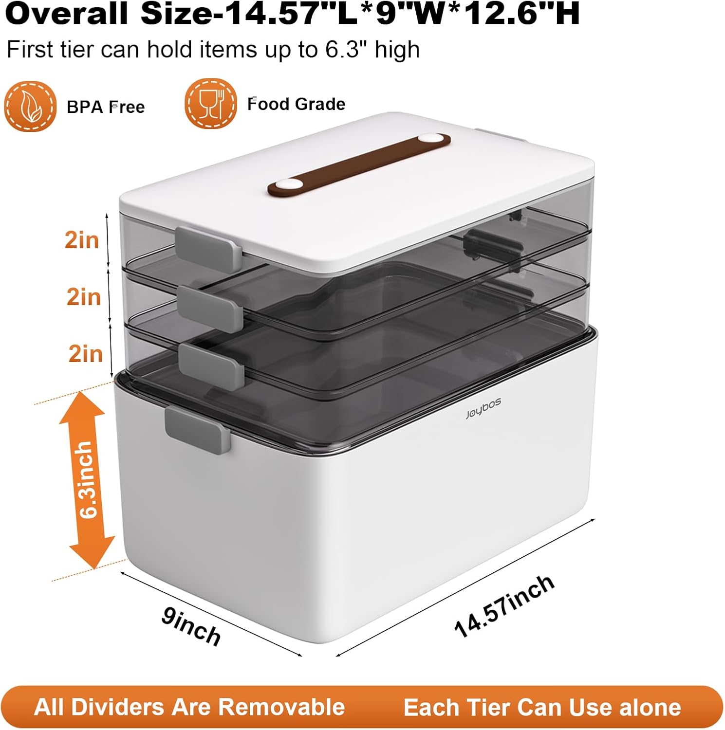 Thumbnail 2 de funest 4-Tier Medicine Storage Box Cabinet – Portable Organizer