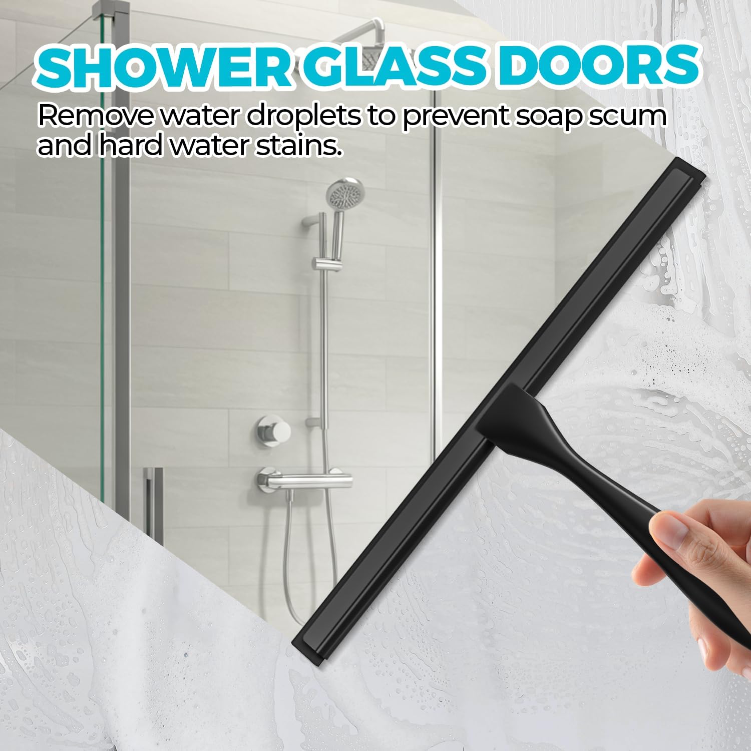 Thumbnail 2 de ALFLOD Shower Squeegee, 12-Inch