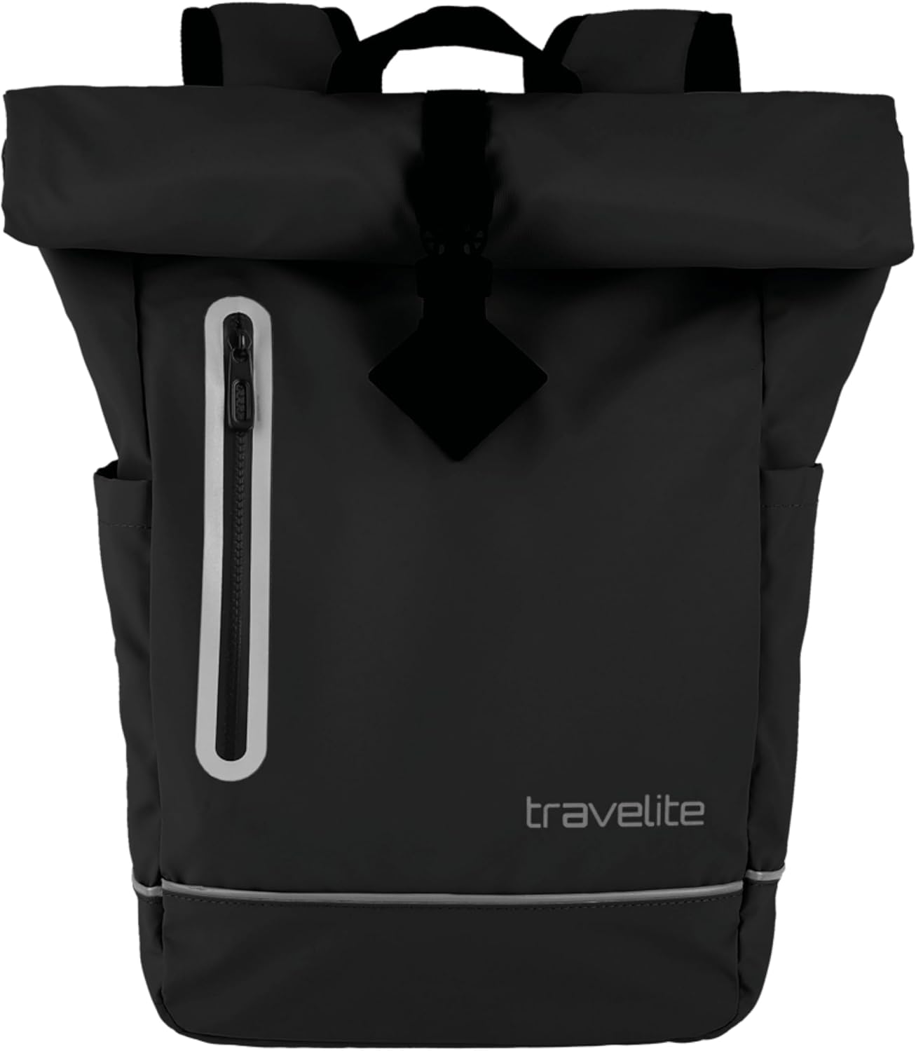 Detalle de Travelite BASICS Rolltop-Rucksack wasserfest mit Reflektoren (19 Liter)