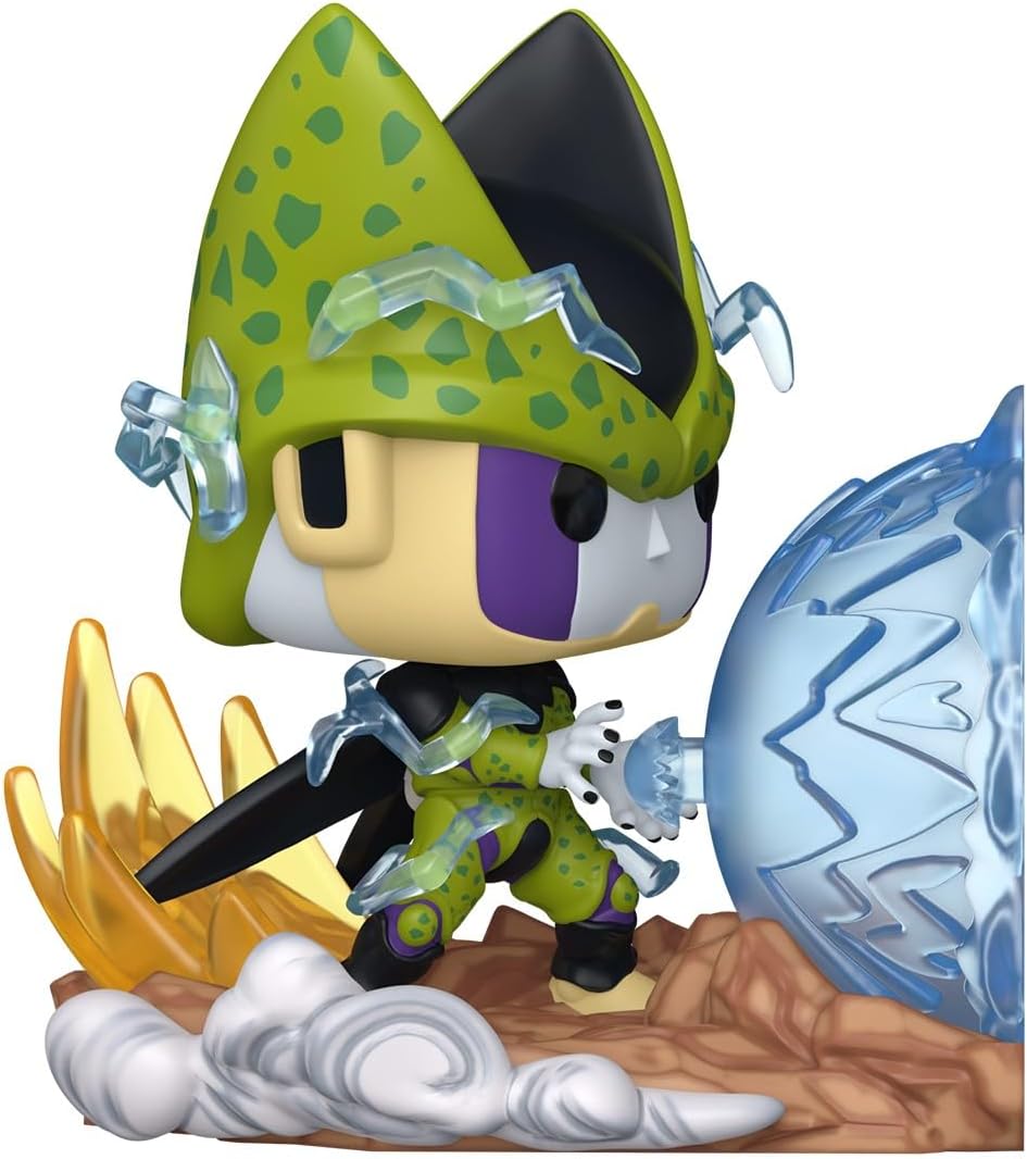 Detalle 2 de Funko Pop! Deluxe 90593 Perfect Cell (Vs Gohan) – figurka winylowa Dragon Ball Z