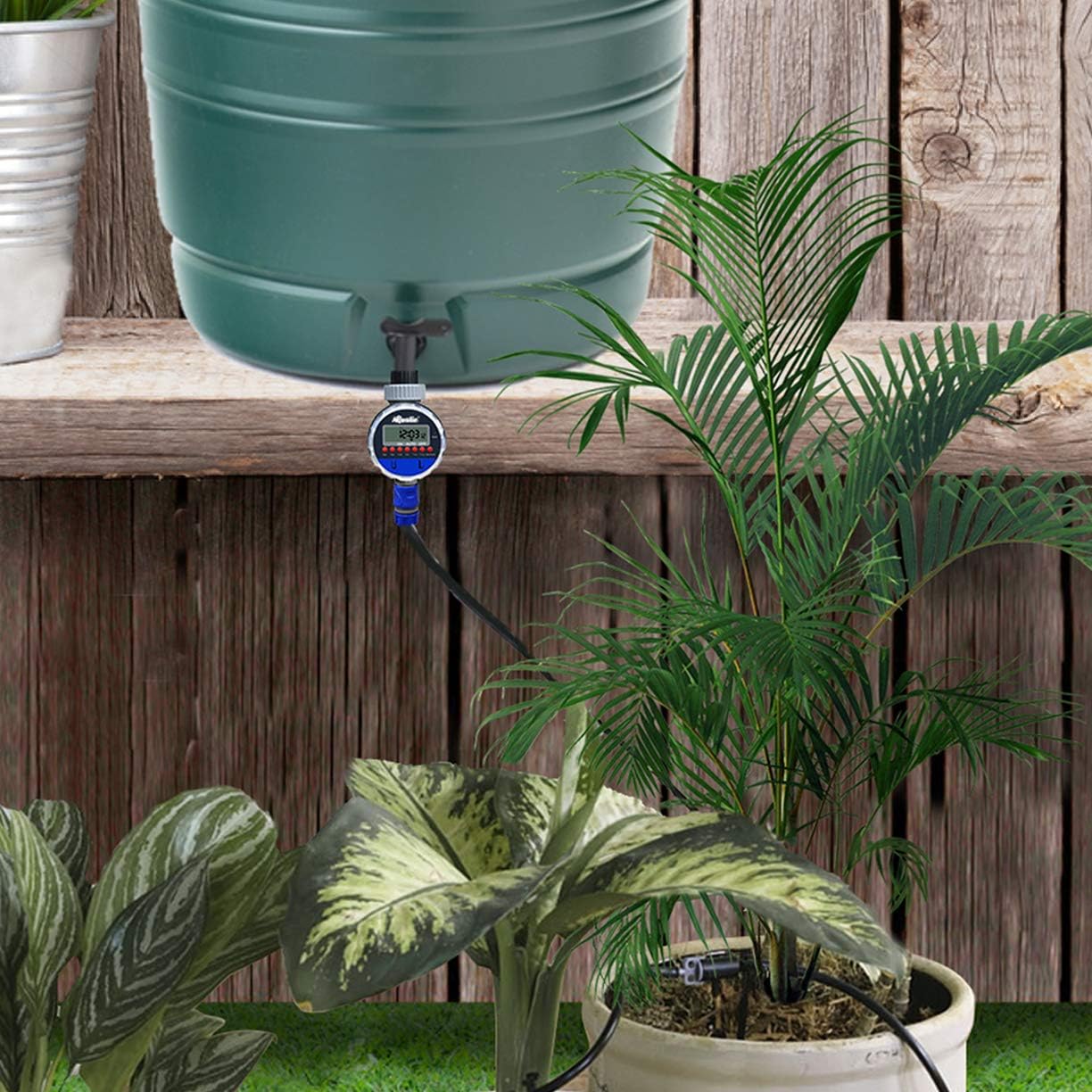 Thumbnail 5 de Aqualin LCD Temporizzatori per irrigatori Giardino: timer elettronico con LCD e 8 programmi