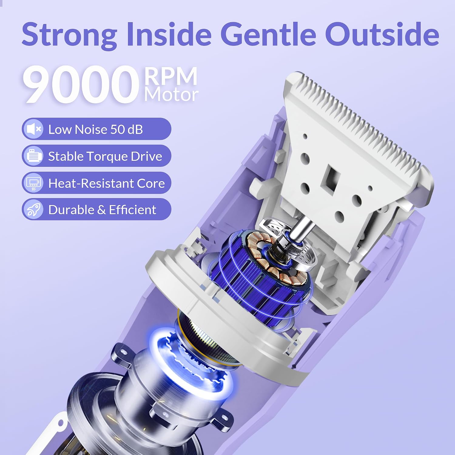 Detalle de KINGTEE 5-in-1 Electric Bikini Trimmer for Women