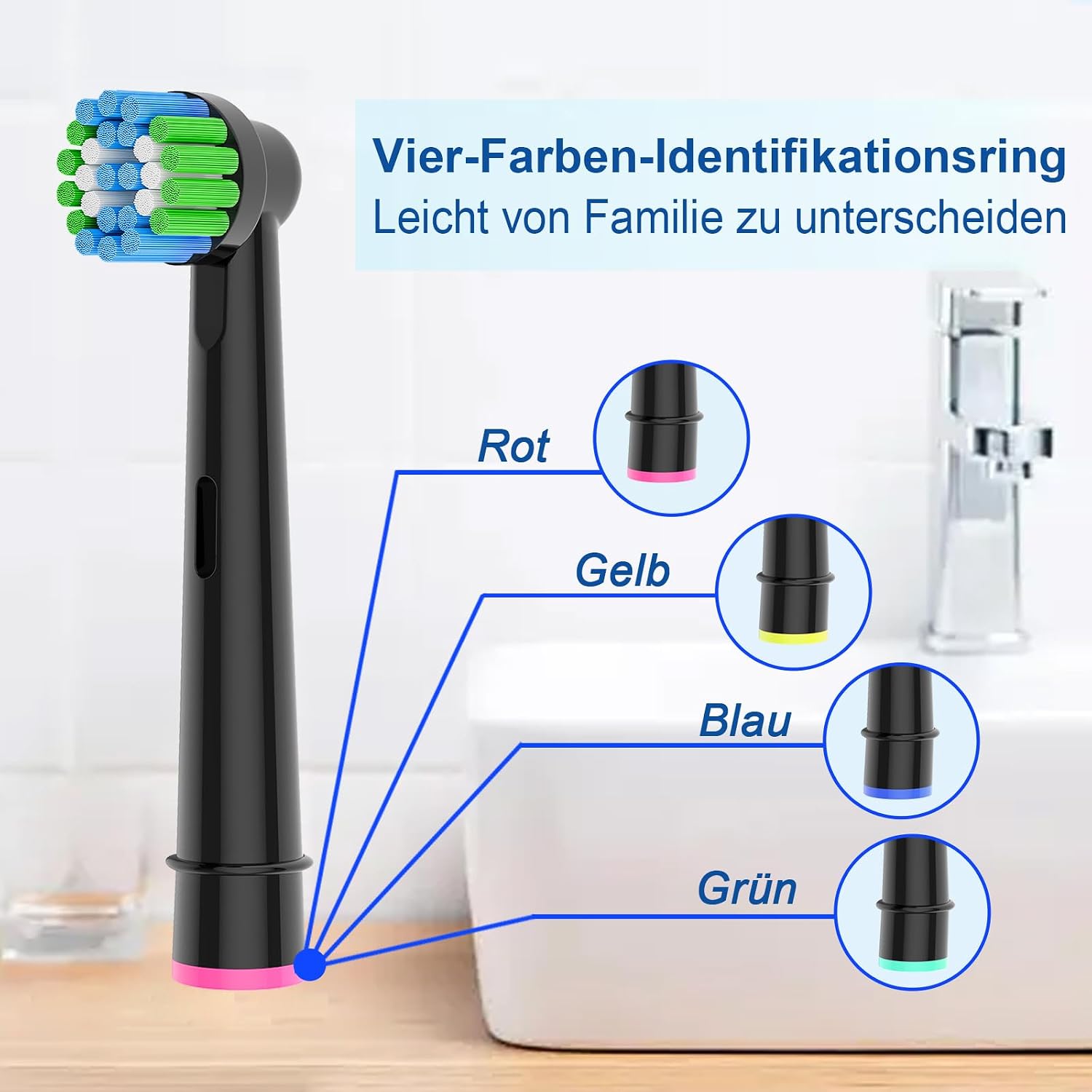 Thumbnail 4 de Aufsteckbürsten kompatibel mit Oral‑B 16er Set 🪥