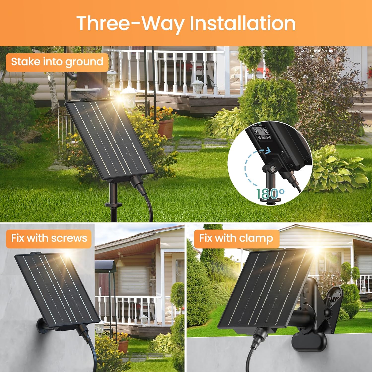 Thumbnail 6 de GlobaLink Catena Luminosa Esterno Solare con Controller, 10 LED S14 11 m e 4 modalità
