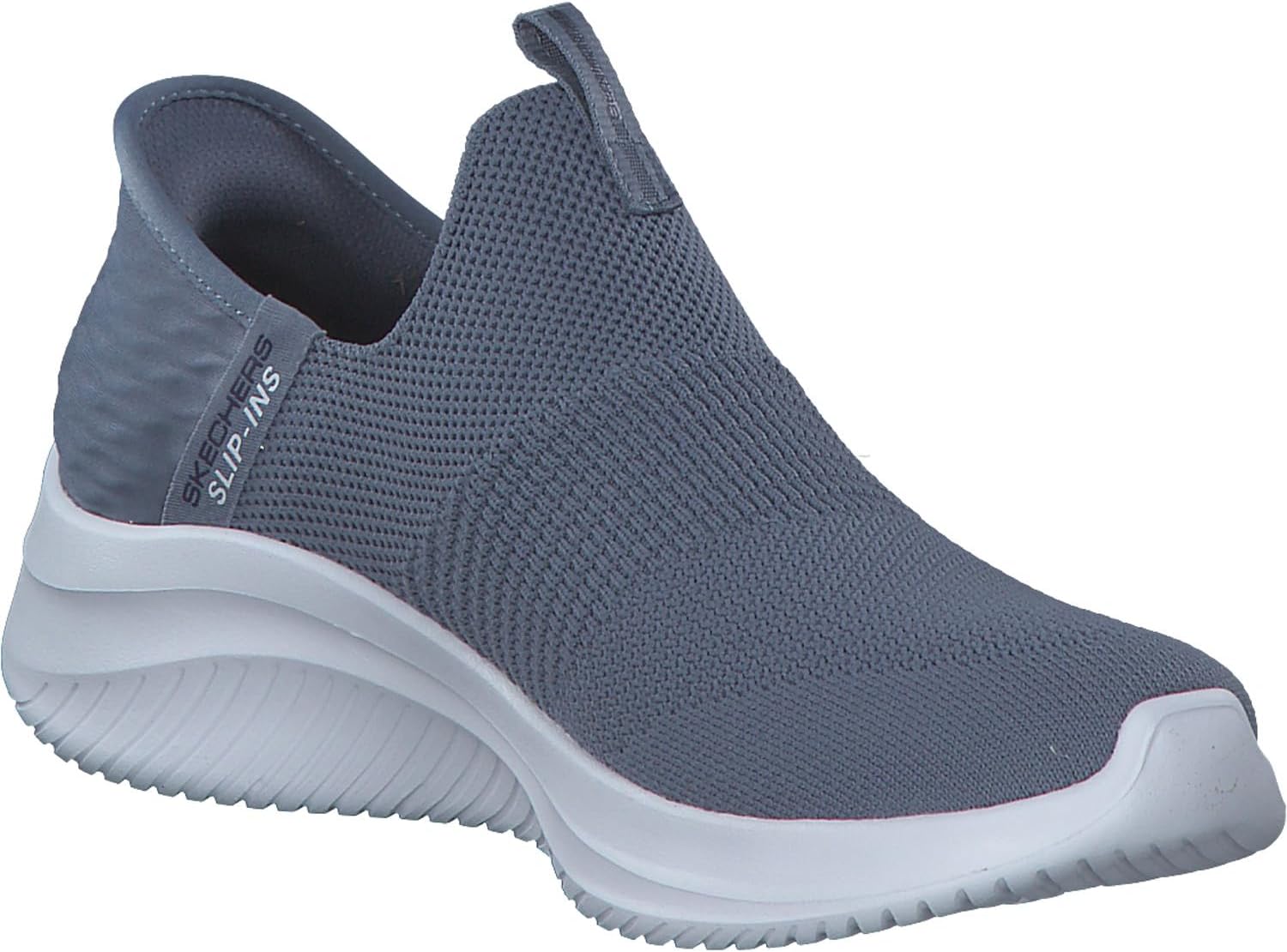 Thumbnail 6 de Skechers Mujer Ultra Flex 3.0 Cozy Streak Slip-In – Entrenador ligero y cómodo (Slate Textile/Navy Trim) 36 EU