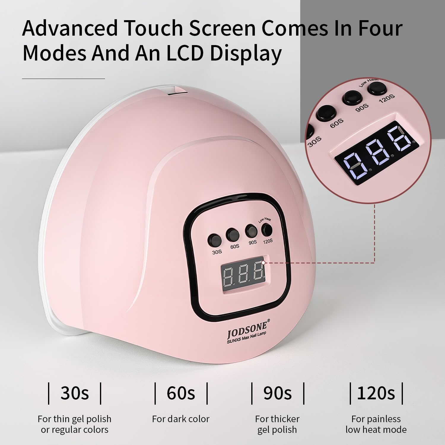 Thumbnail 1 de JODSONE UV LED Nail Lamp with Gloves Kit: Dual-Source Curing for Home and Salon